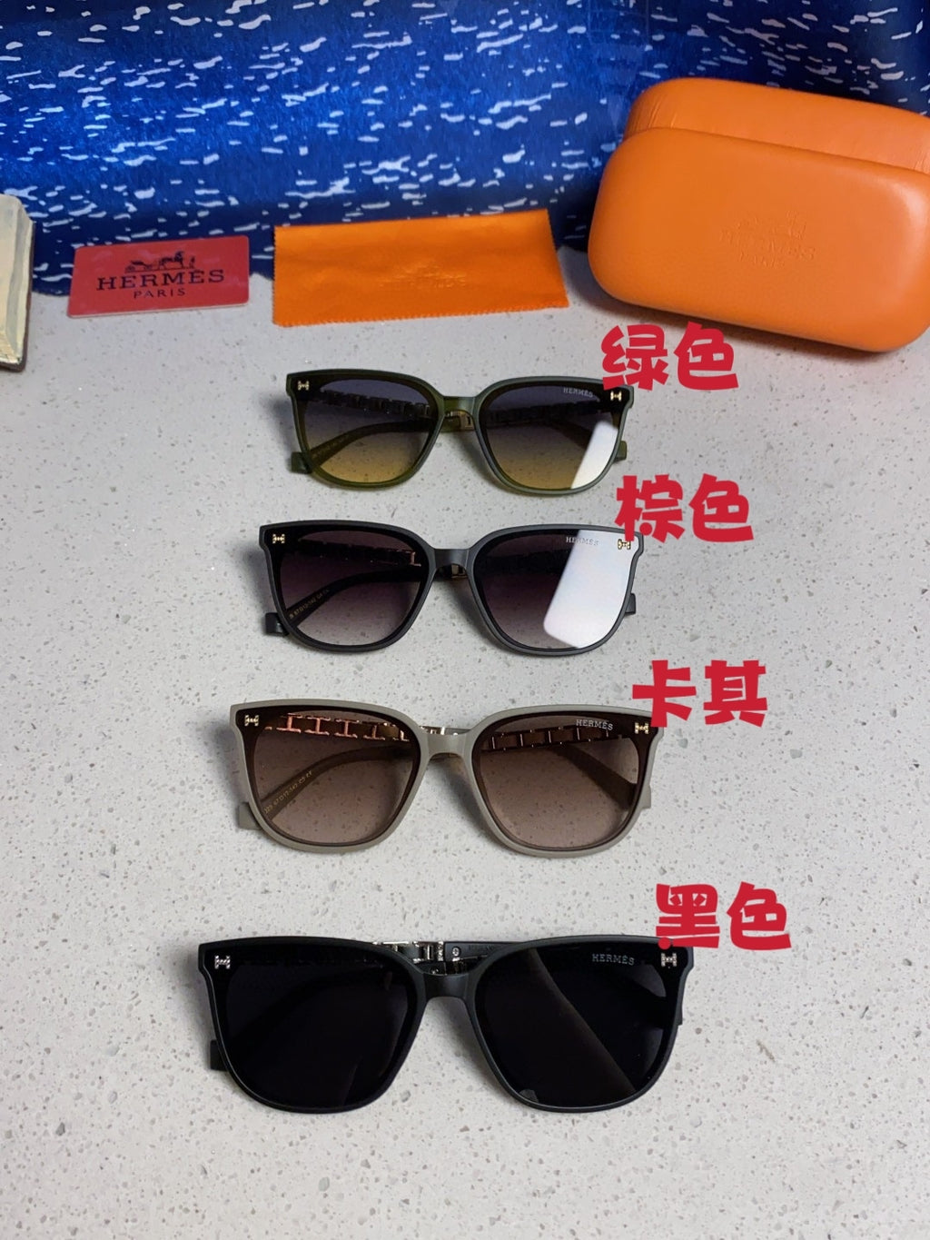 Hermès Fashion Silver Lens Sunglasses for Women - 358933 - detail image 12