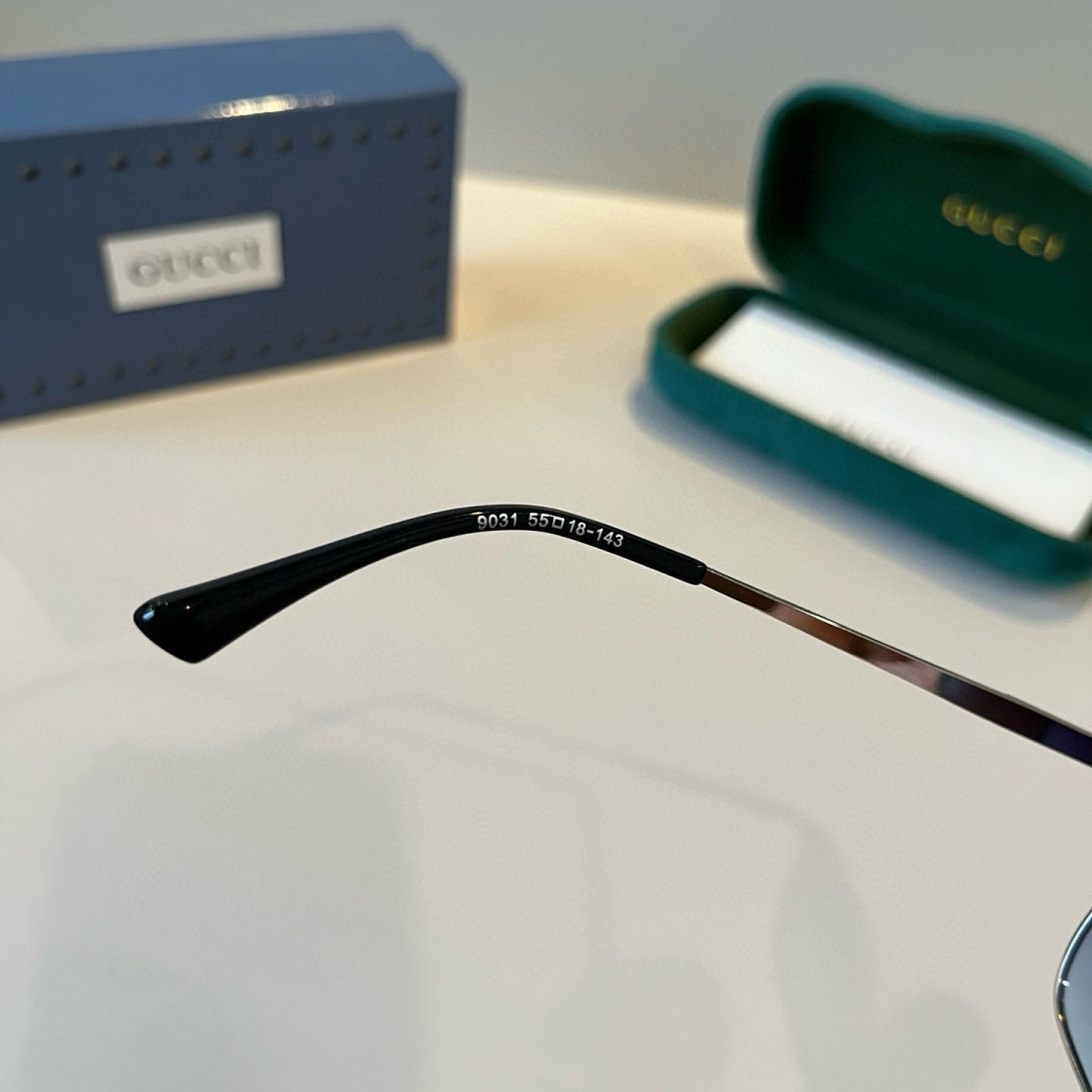 Gucci Metal Aviator Silver Lens Sunglasses for Men & Women - 448853 - detail image 6