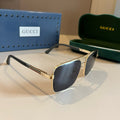 Gucci Metal Aviator Gold Lens Sunglasses for Men & Women - 431321