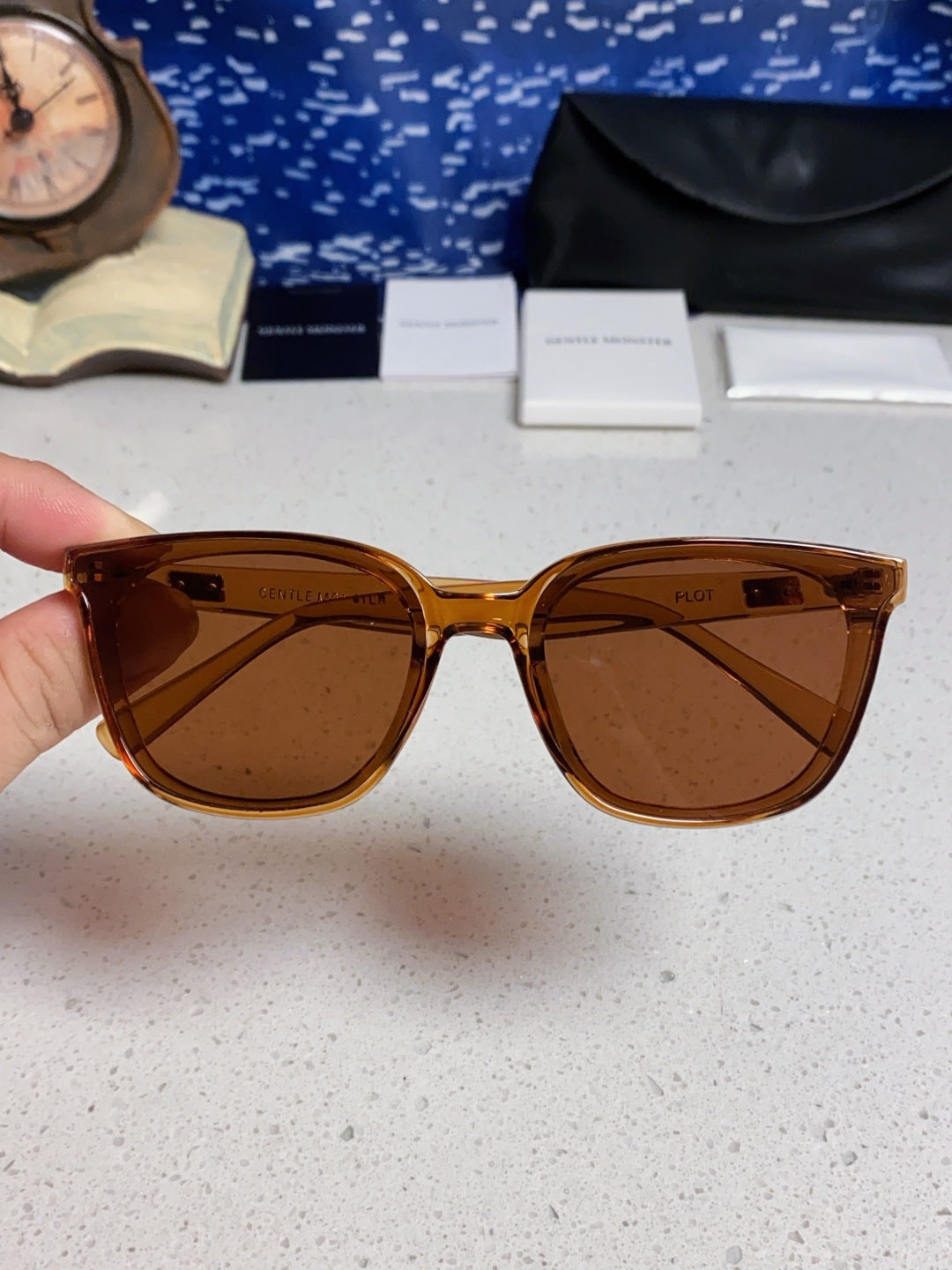 Gentle Monster PLOT Polarized Fashion Brown Lens Sunglasses for Men - detail image 4