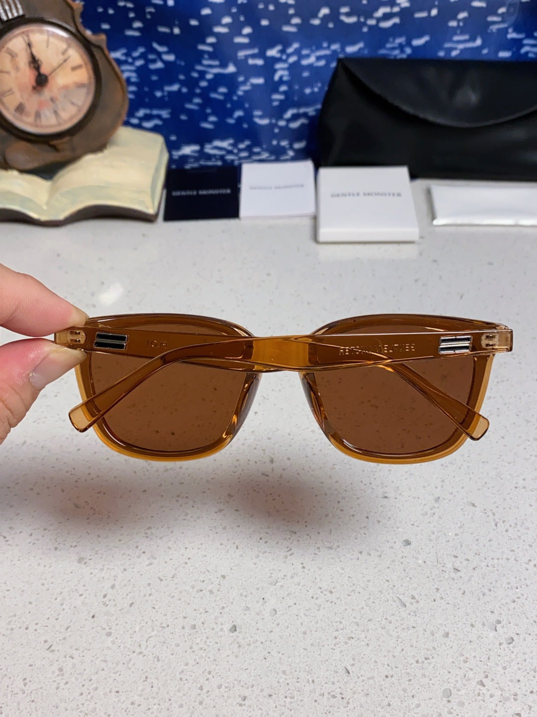Gentle Monster PLOT Polarized Fashion Brown Lens Sunglasses for Men - detail image 5