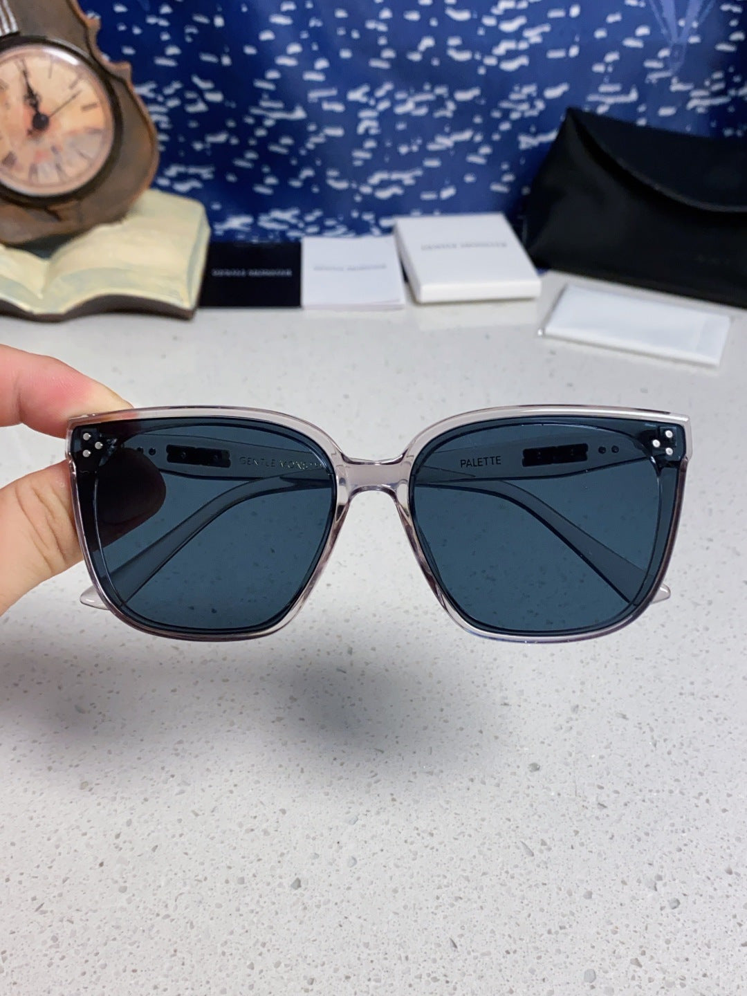 Gentle Monster PALETTE Fashion Black Lens Sunglasses for Men & Women - 399394 - detail image 4