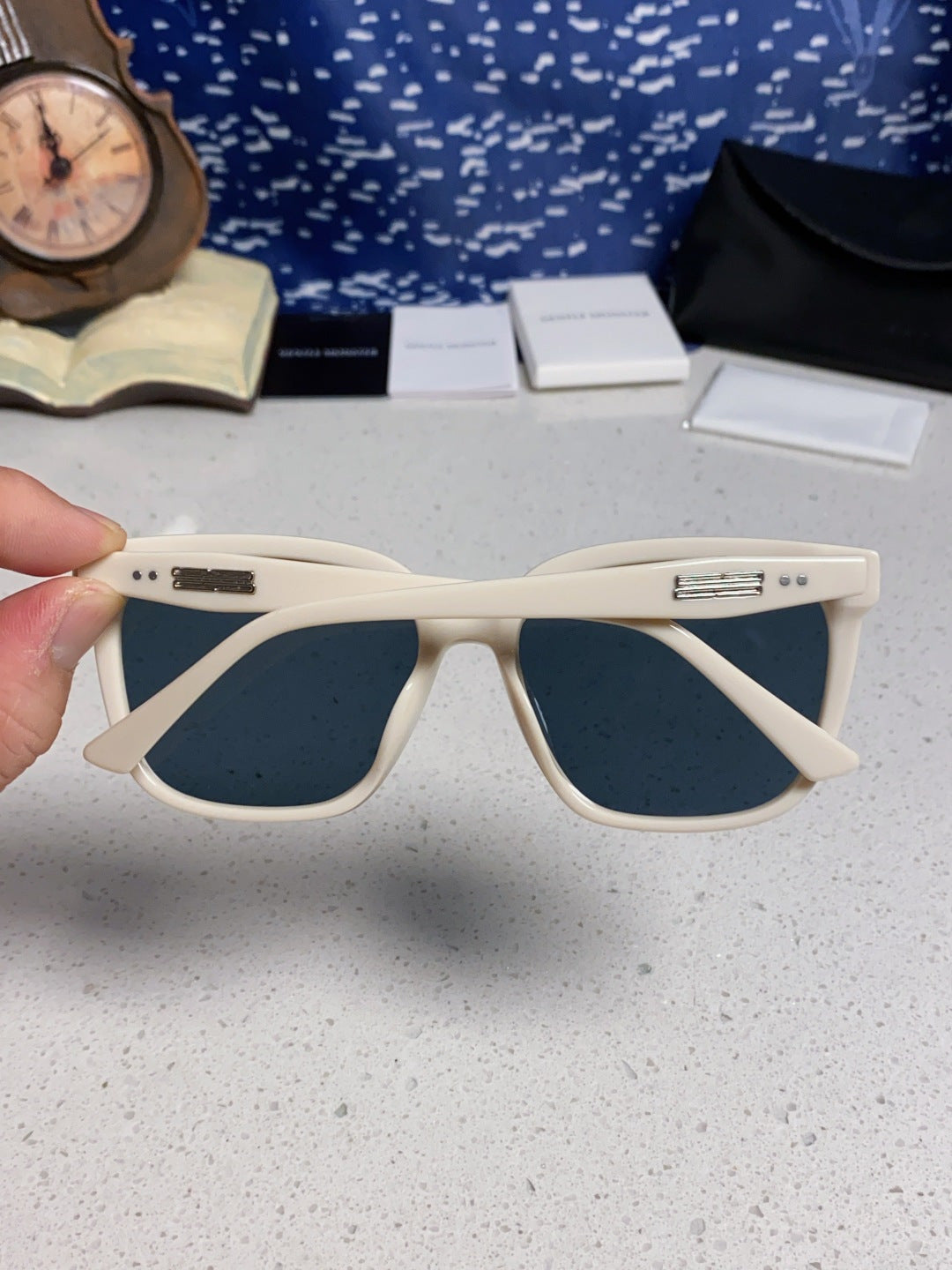 Gentle Monster PALETTE Fashion Black Lens Sunglasses for Men & Women - 158657 - detail image 5