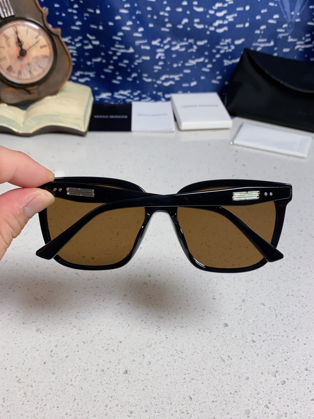 Gentle Monster PALETTE Fashion Black Lens Sunglasses for Men & Women - 399397 - detail image 5