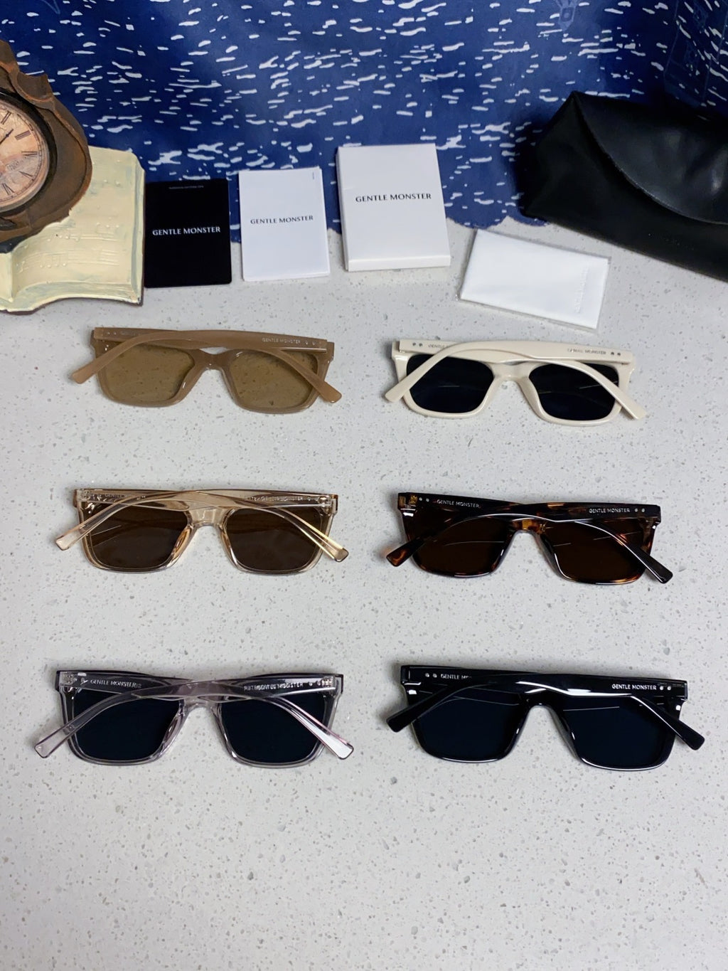 Gentle Monster SOLBEI Metal Fashion Black Lens Sunglasses for Women - 399407 - detail image 11