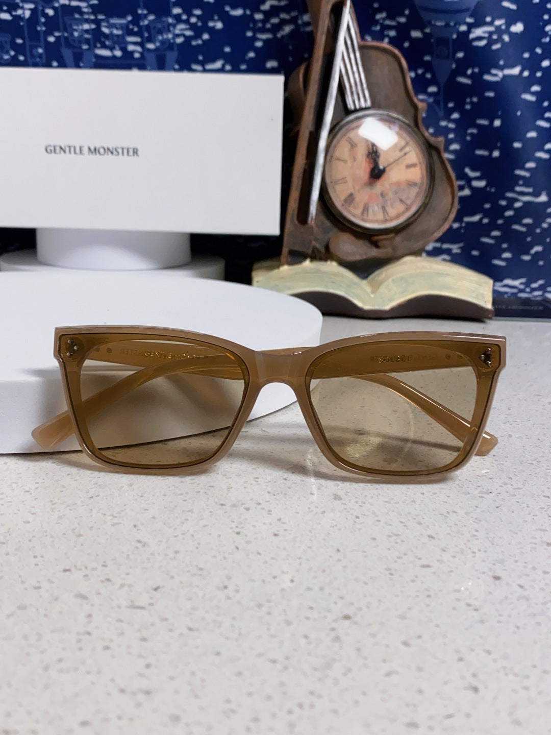 Gentle Monster SOLBEI Metal Fashion Brown Lens Sunglasses for Women - 399406 - detail image 9