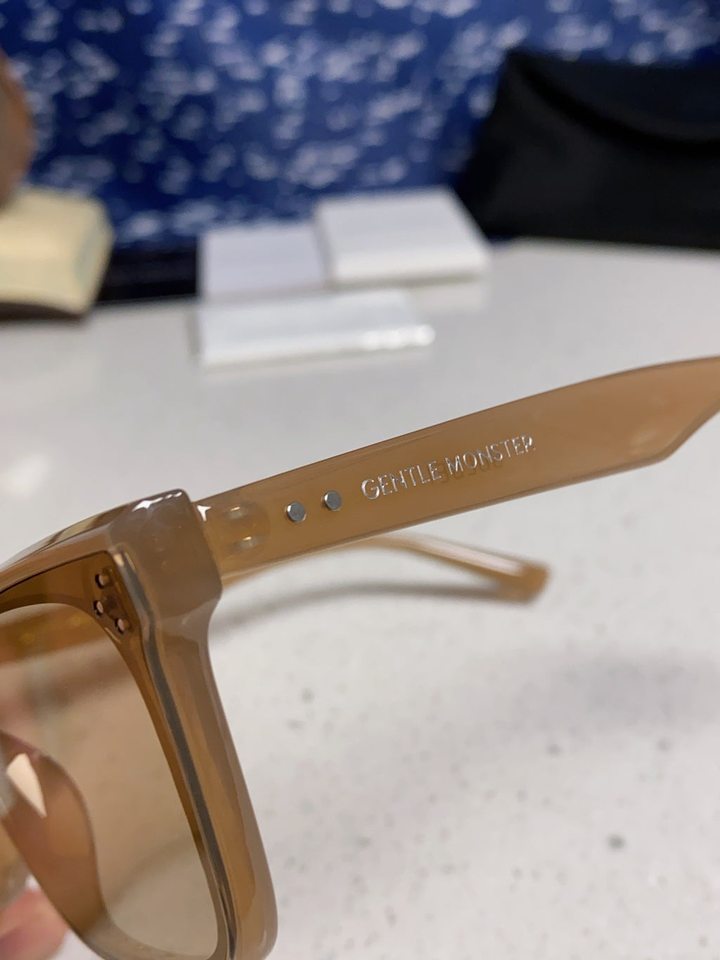 Gentle Monster SOLBEI Metal Fashion Brown Lens Sunglasses for Women - 399406 - detail image 7