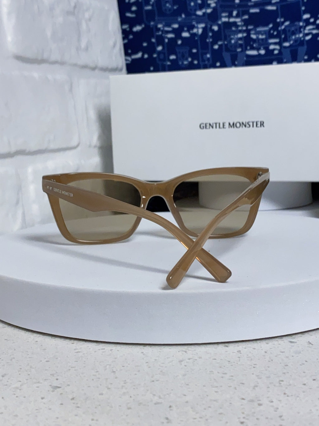 Gentle Monster SOLBEI Metal Fashion Brown Lens Sunglasses for Women - 399406 - detail image 3
