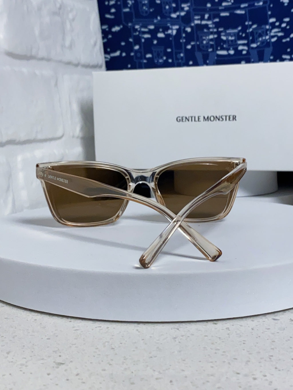 Gentle Monster SOLBEI Metal Fashion Brown Lens Sunglasses for Women - 432961 - detail image 3