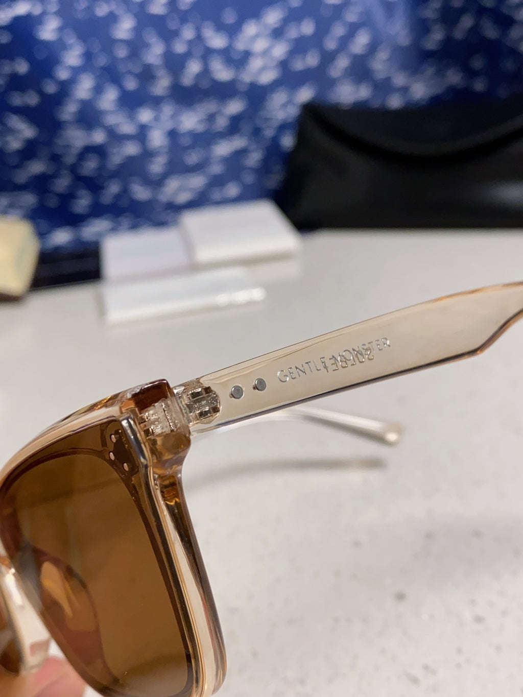 Gentle Monster SOLBEI Metal Fashion Brown Lens Sunglasses for Women - 432961 - detail image 7