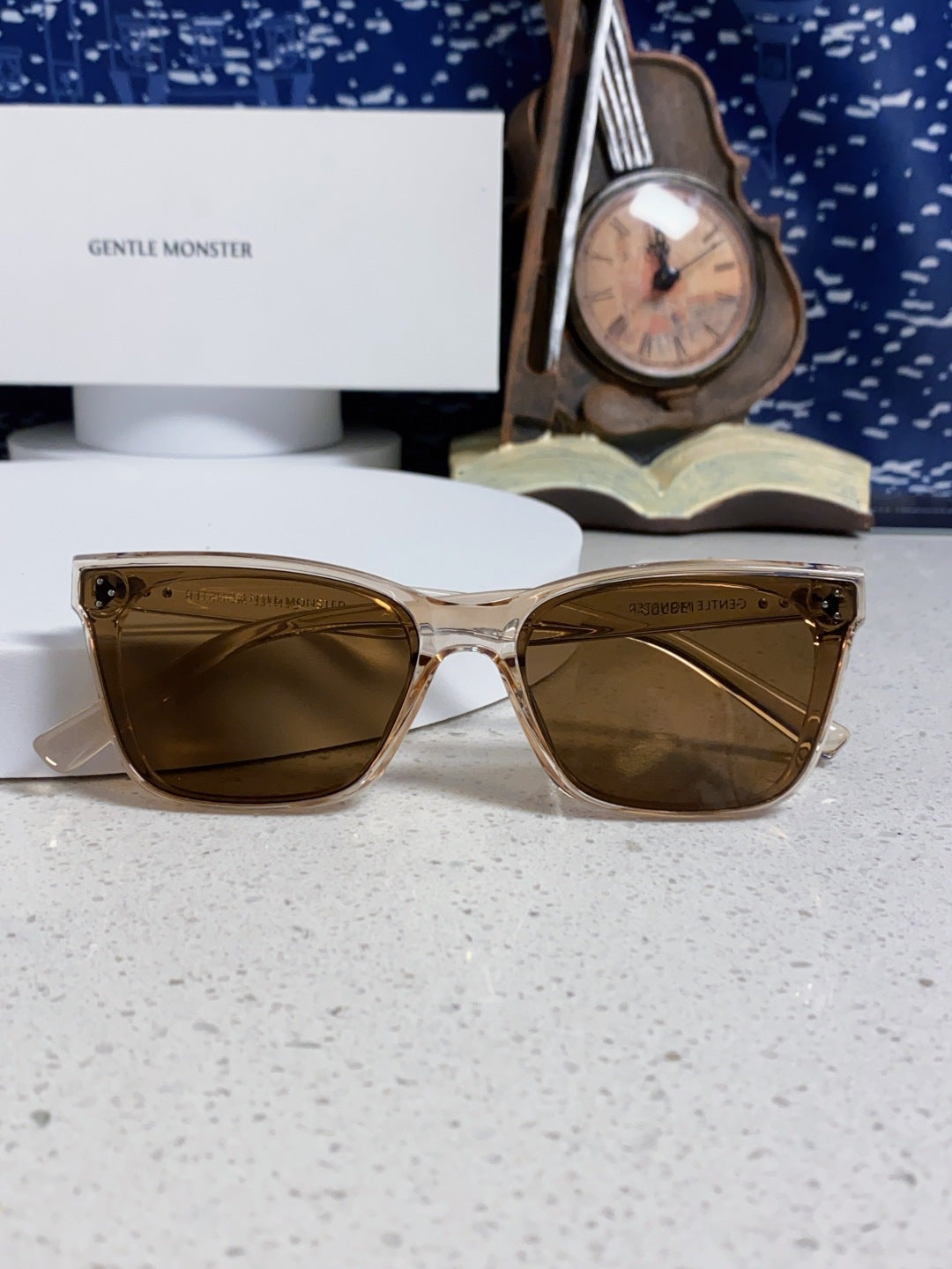 Gentle Monster SOLBEI Metal Fashion Brown Lens Sunglasses for Women - 399405 - detail image 9