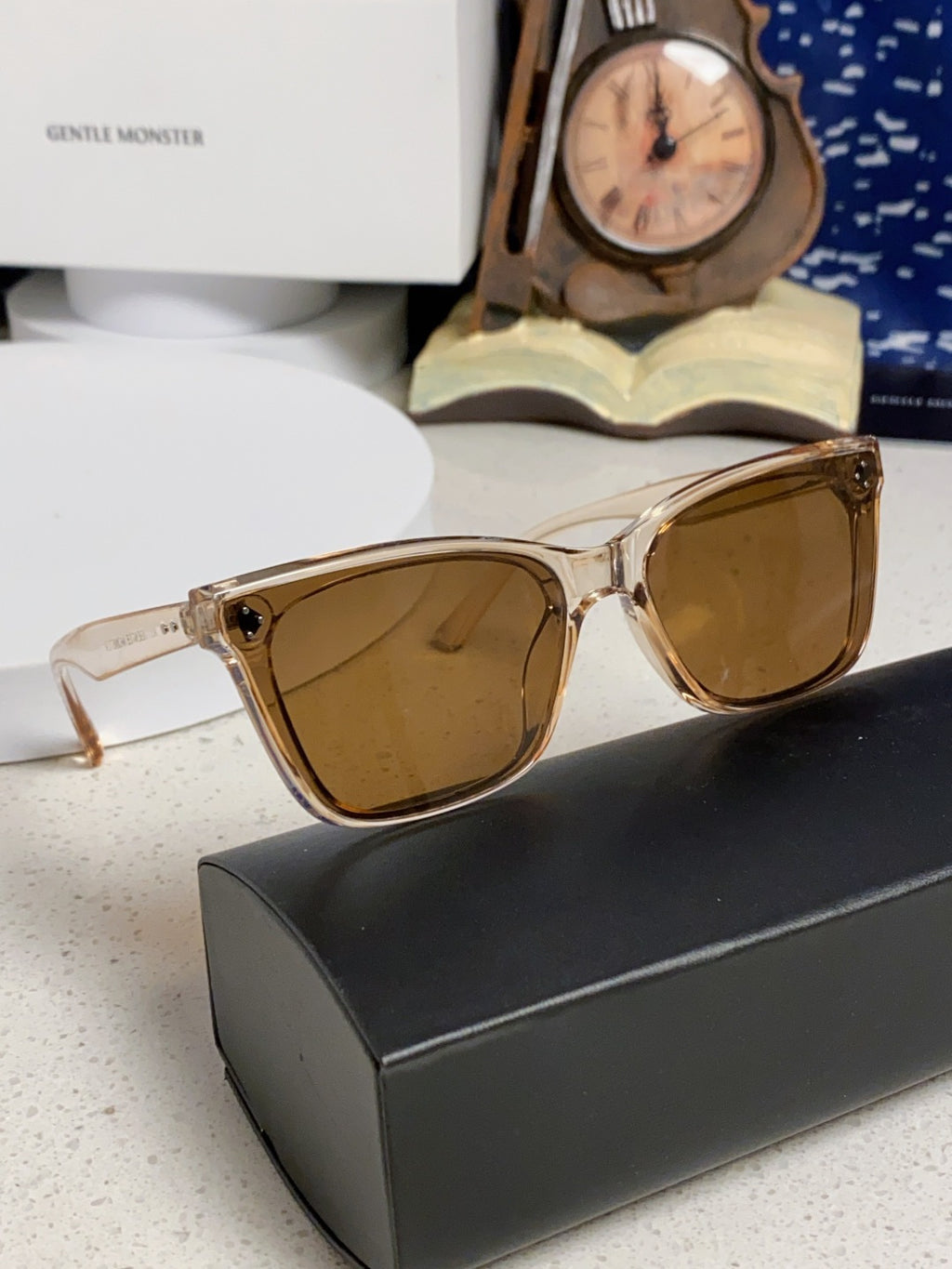 Gentle Monster SOLBEI Metal Fashion Brown Lens Sunglasses for Women - 432961 - detail image 10