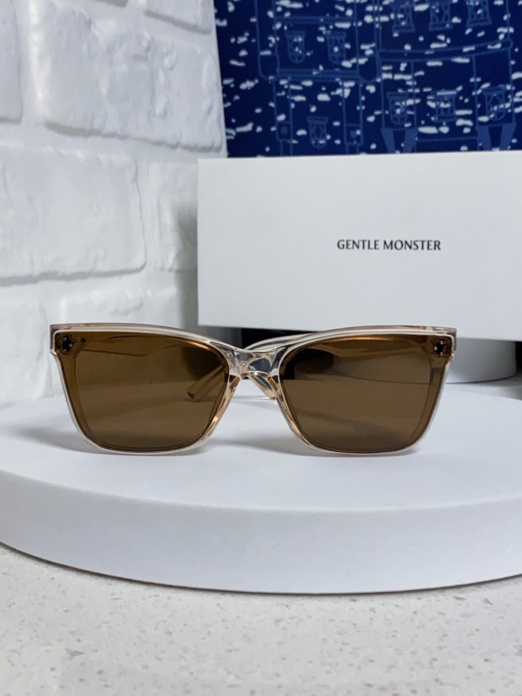 Gentle Monster SOLBEI Metal Fashion Brown Lens Sunglasses for Women - 432961 - detail image 2