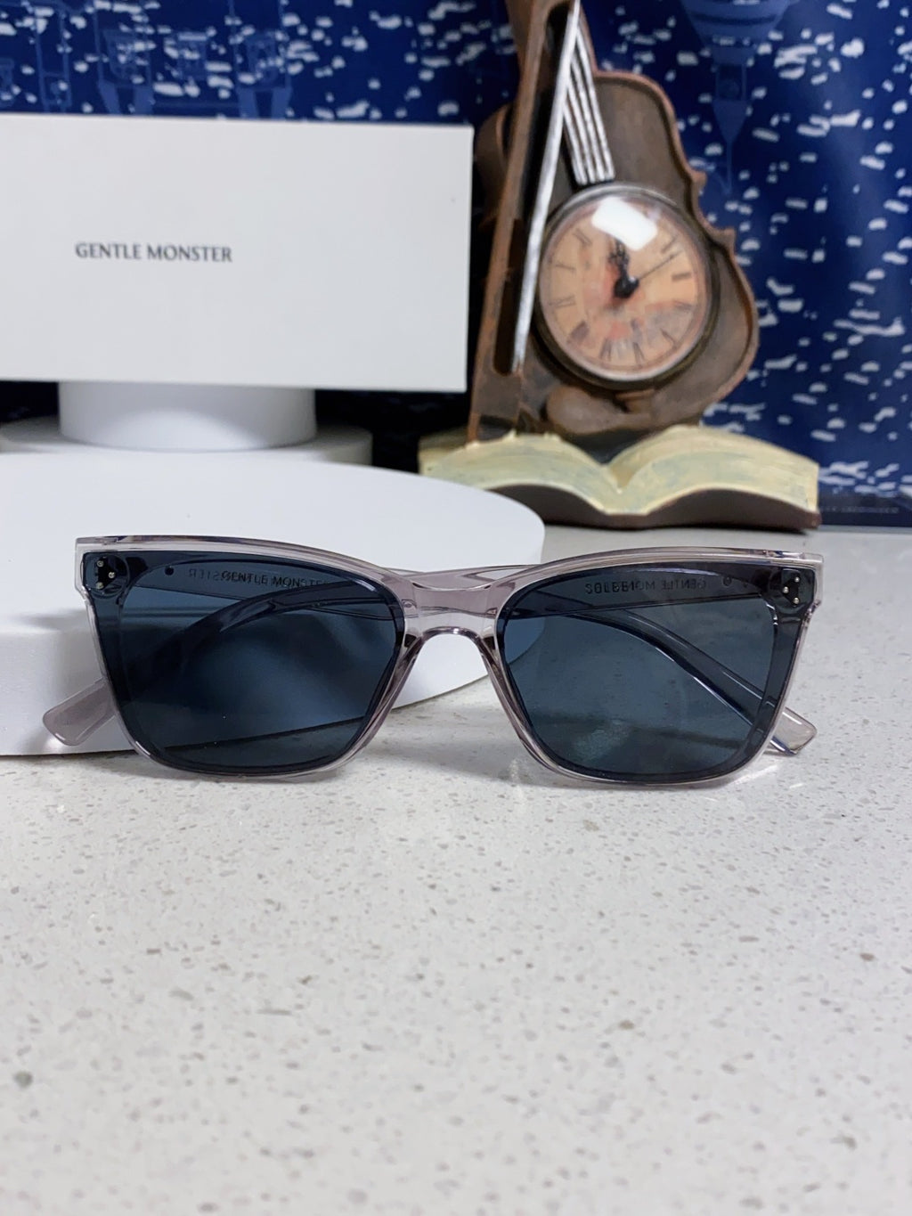 Gentle Monster SOLBEI Metal Fashion Black Lens Sunglasses for Women - 432963 - detail image 9