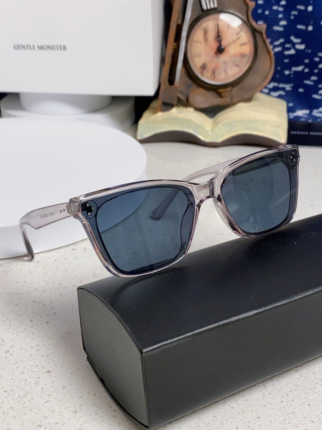 Gentle Monster SOLBEI Metal Fashion Black Lens Sunglasses for Women - 432963 - detail image 10