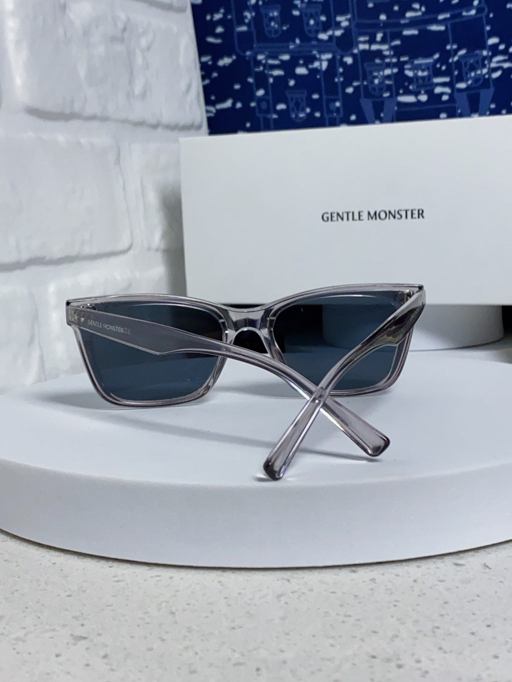 Gentle Monster SOLBEI Metal Fashion Black Lens Sunglasses for Women - 432963 - detail image 3