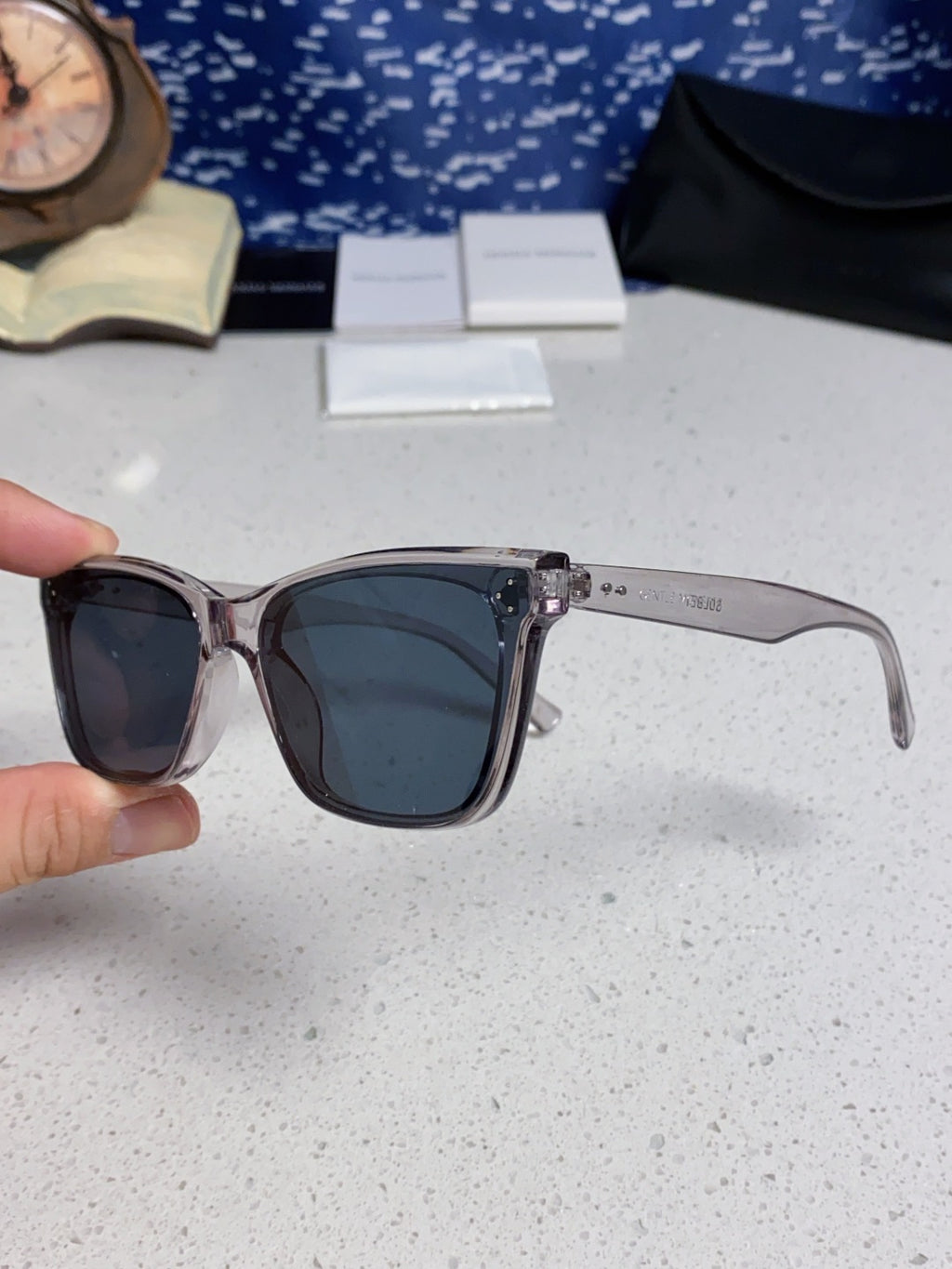 Gentle Monster SOLBEI Metal Fashion Black Lens Sunglasses for Women - 399407 - detail image 6