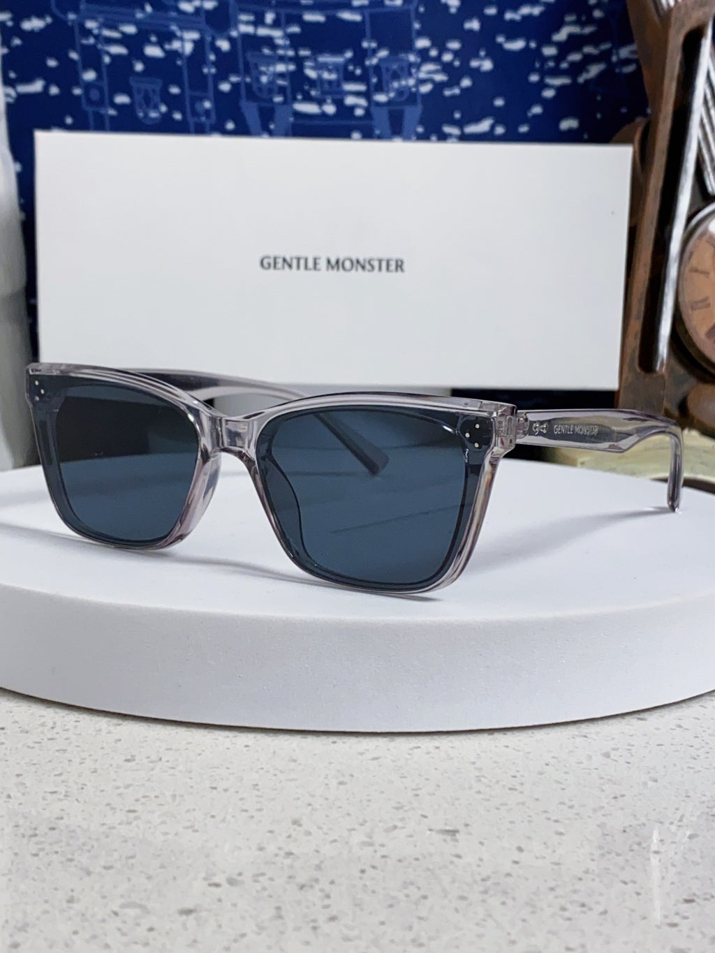 Gentle Monster SOLBEI Metal Fashion Black Lens Sunglasses for Women - 399407