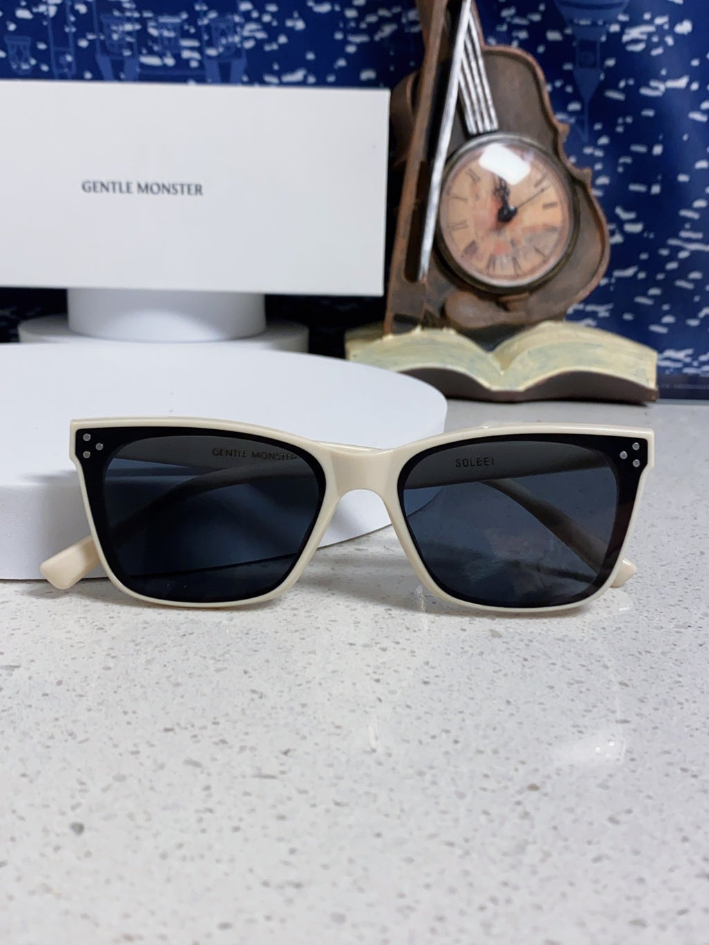 Gentle Monster SOLBEI Metal Fashion Blue Lens Sunglasses for Women - 399408 - detail image 9