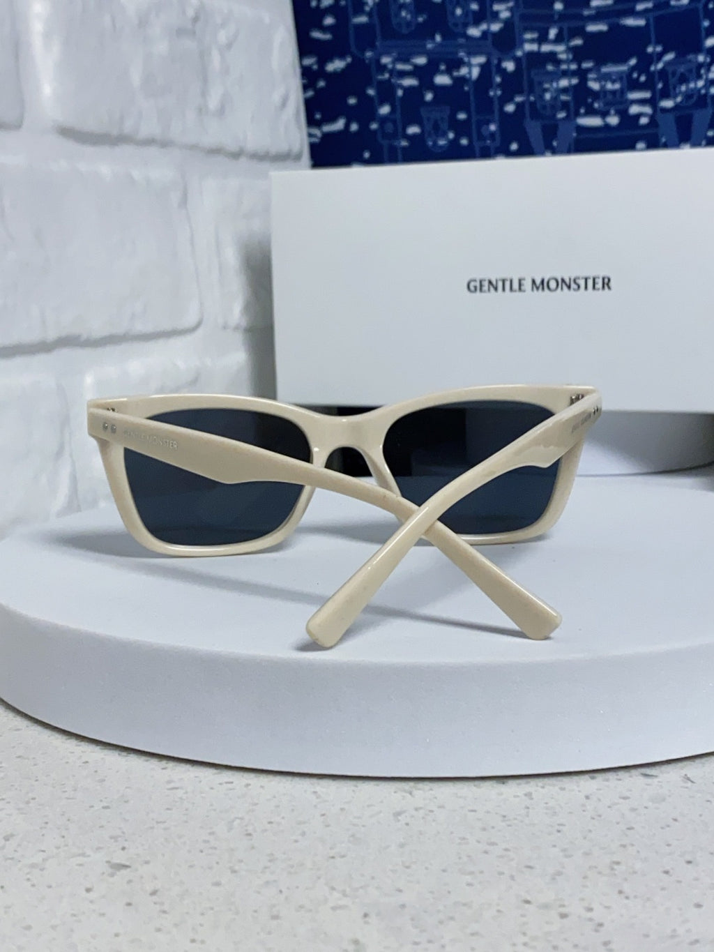Gentle Monster SOLBEI Metal Fashion Blue Lens Sunglasses for Women - 399408 - detail image 3