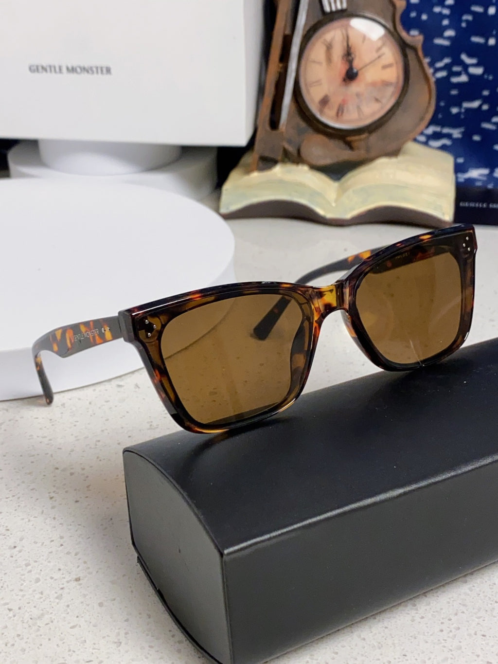 Gentle Monster SOLBEI Metal Fashion Black Lens Sunglasses for Women - 399409 - detail image 10