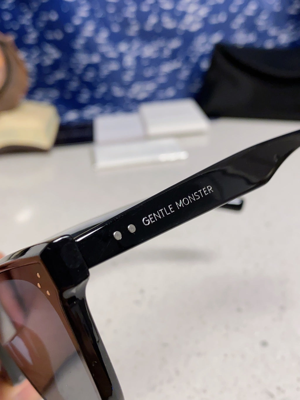 Gentle Monster SOLBEI Metal Fashion Black Lens Sunglasses for Women - 399410 - detail image 7