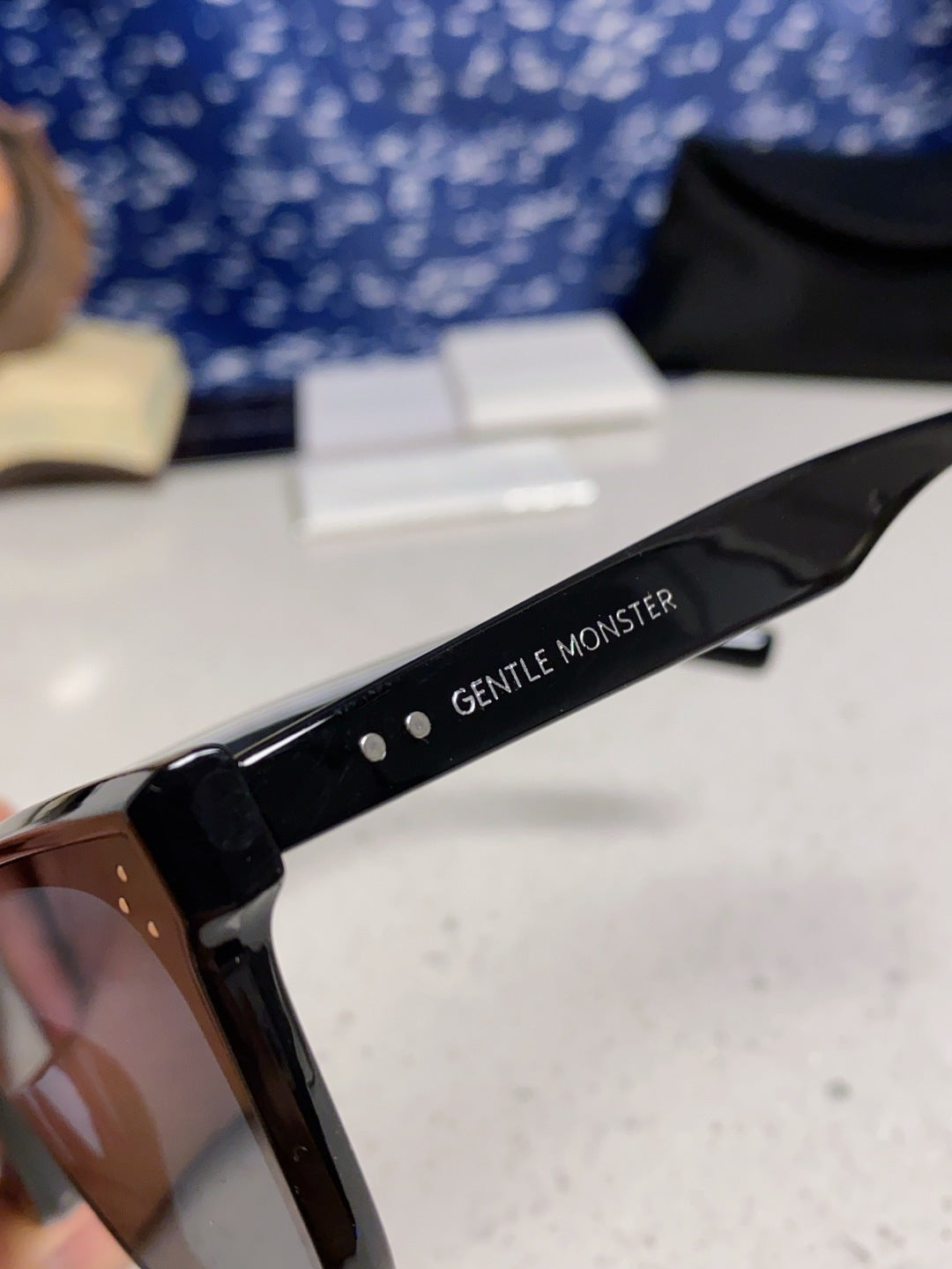 Gentle Monster SOLBEI Metal Fashion Black Lens Sunglasses for Women - 399410 - detail image 7