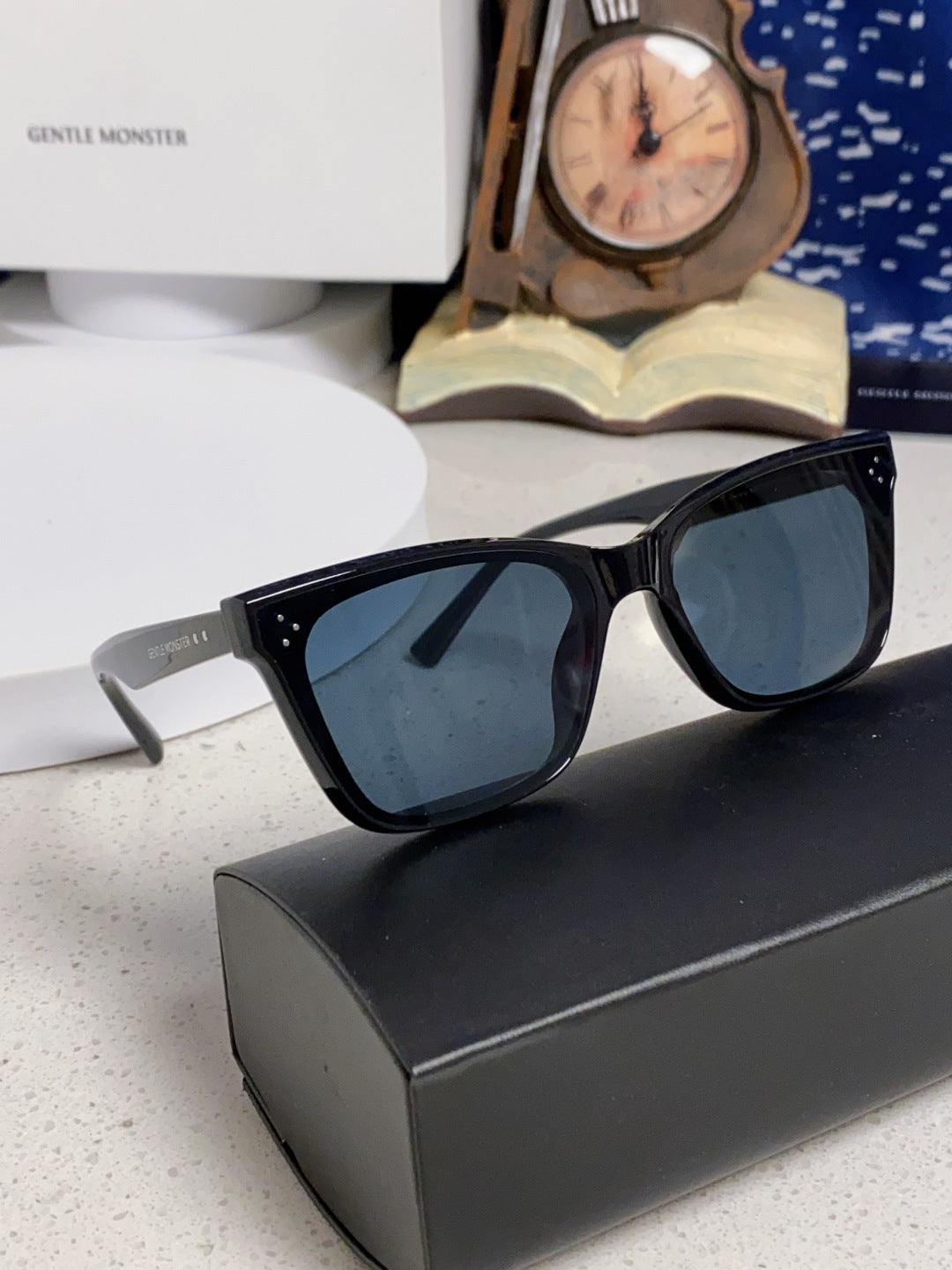 Gentle Monster SOLBEI Metal Fashion Black Lens Sunglasses for Women - 399410 - detail image 10