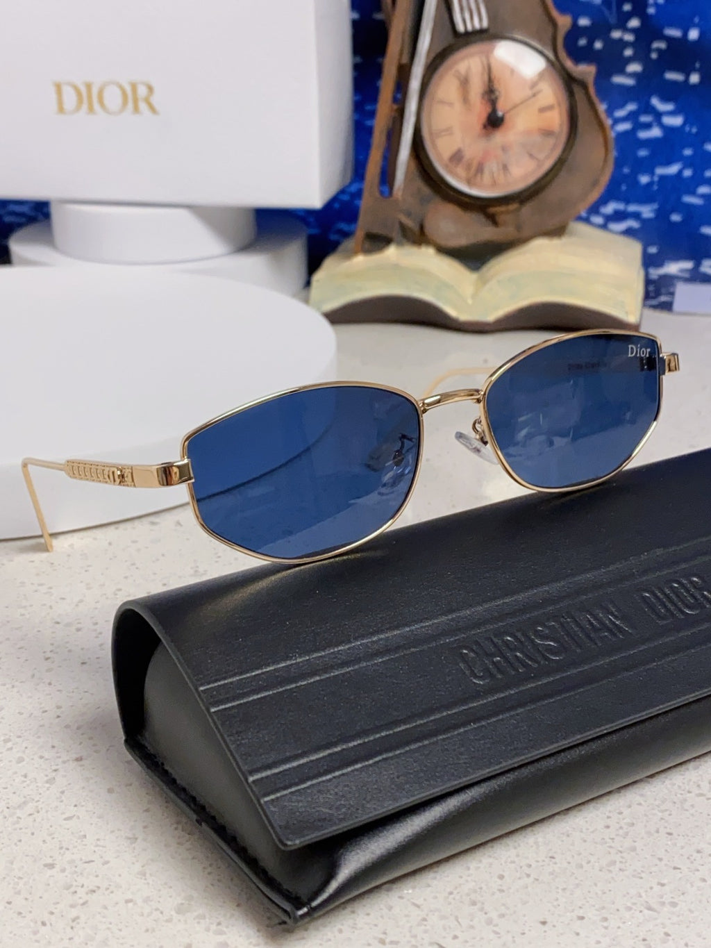 Dior Metal Round Brown Lens Sunglasses for Men & Women - 158404 - detail image 10