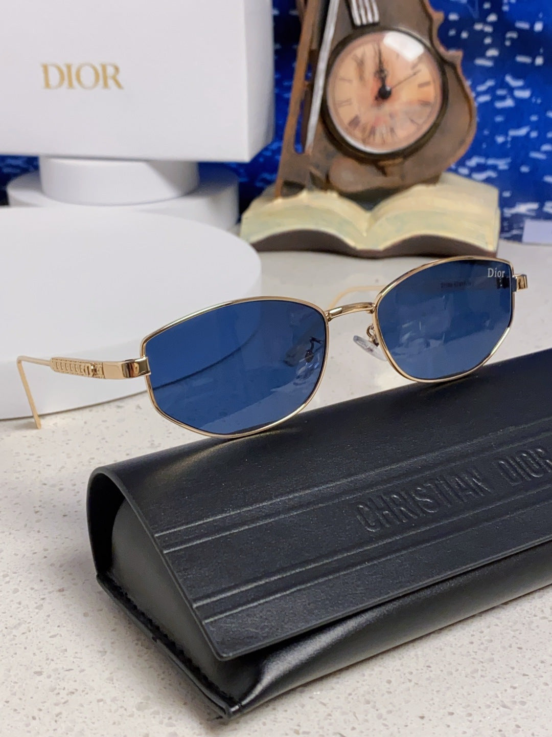 Dior Metal Round Brown Lens Sunglasses for Men & Women - 158404 - detail image 10