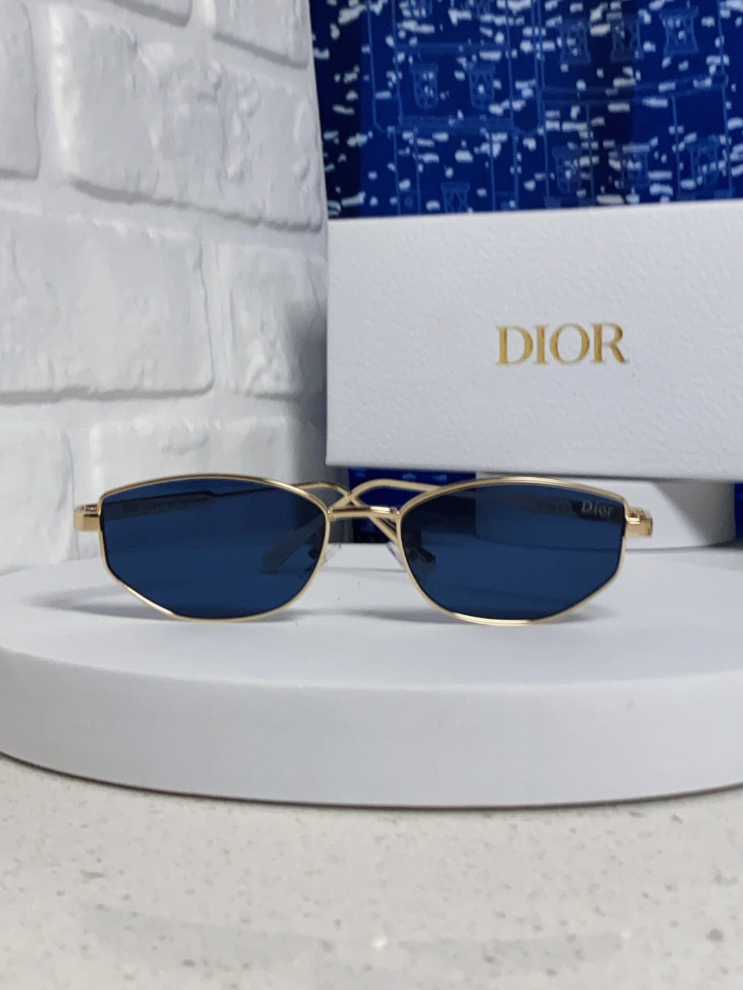 Dior Metal Round Brown Lens Sunglasses for Men & Women - 158404 - detail image 2