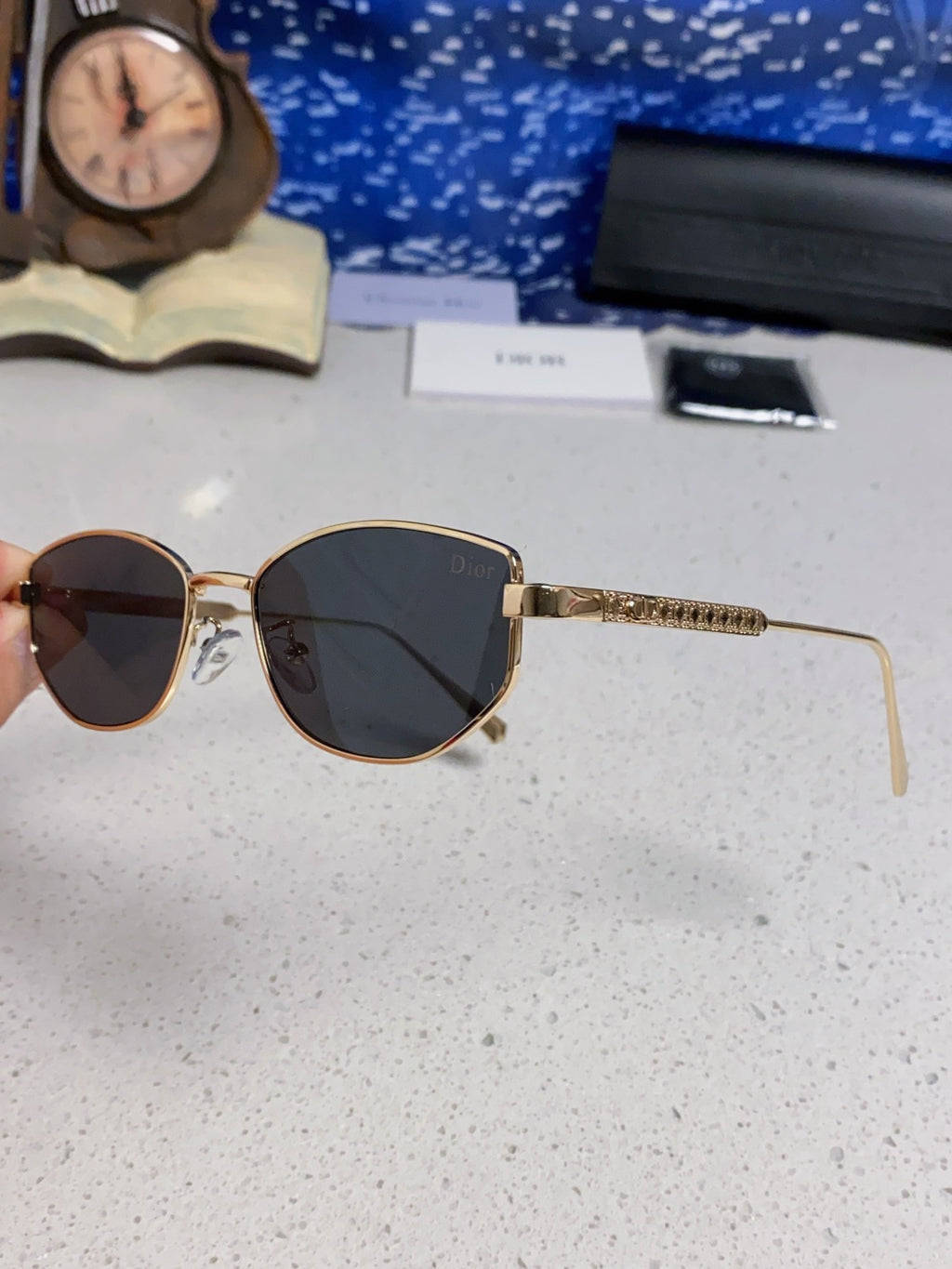 Dior Metal Round Silver Lens Sunglasses for Men & Women - 158406 - detail image 5