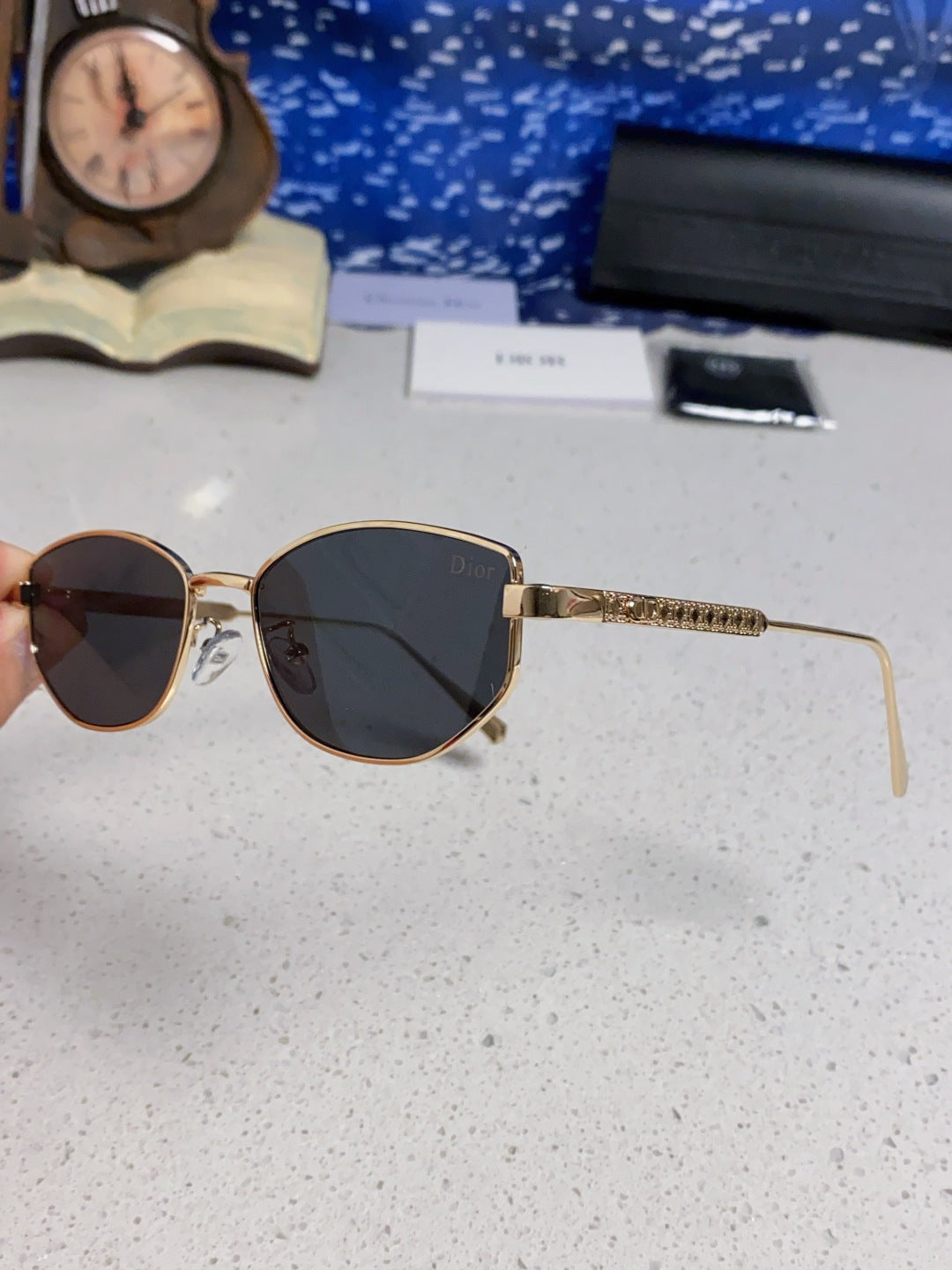 Dior Metal Round Silver Lens Sunglasses for Men & Women - 158406 - detail image 5