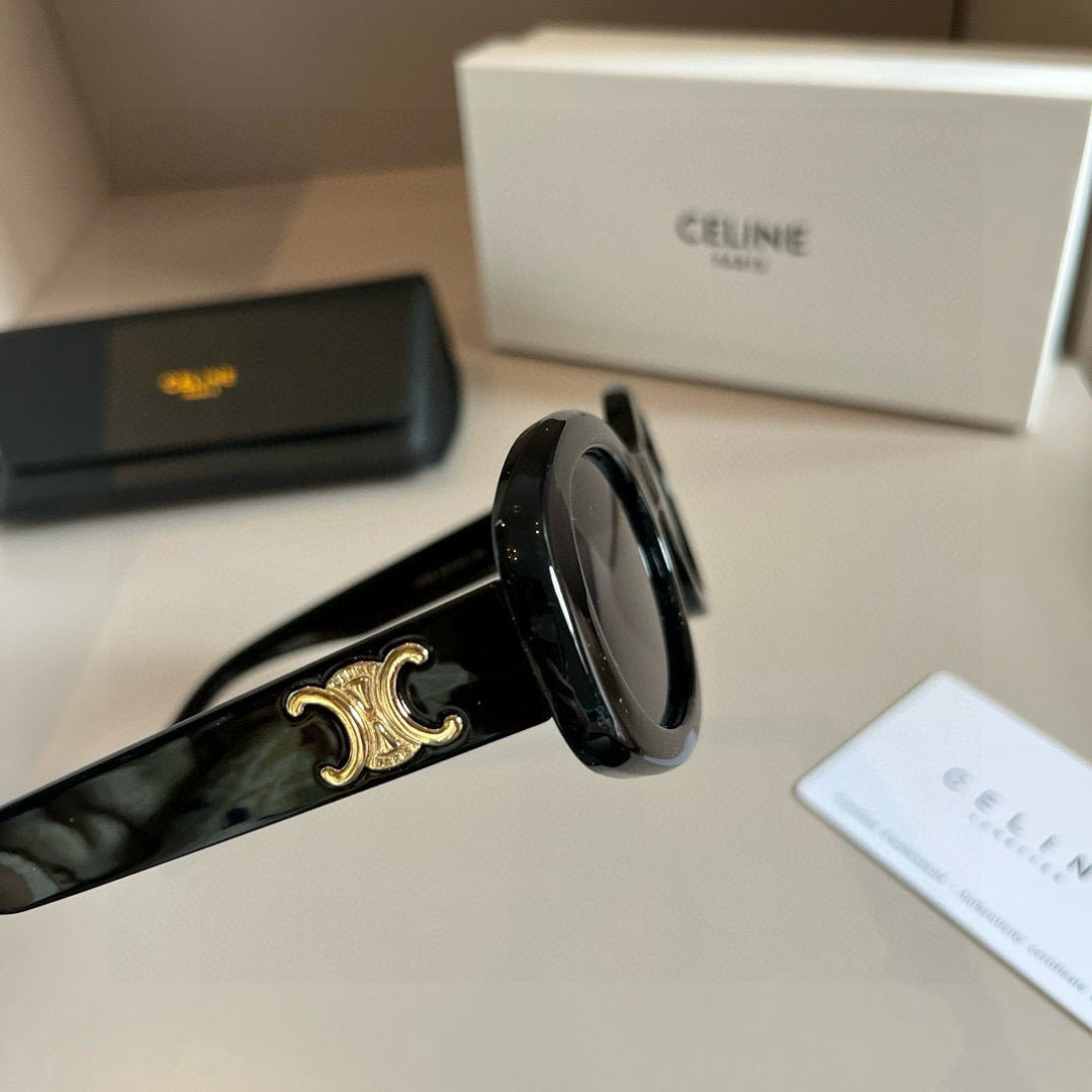 Celine Fashion Black Lens Sunglasses for Men & Women - 431974