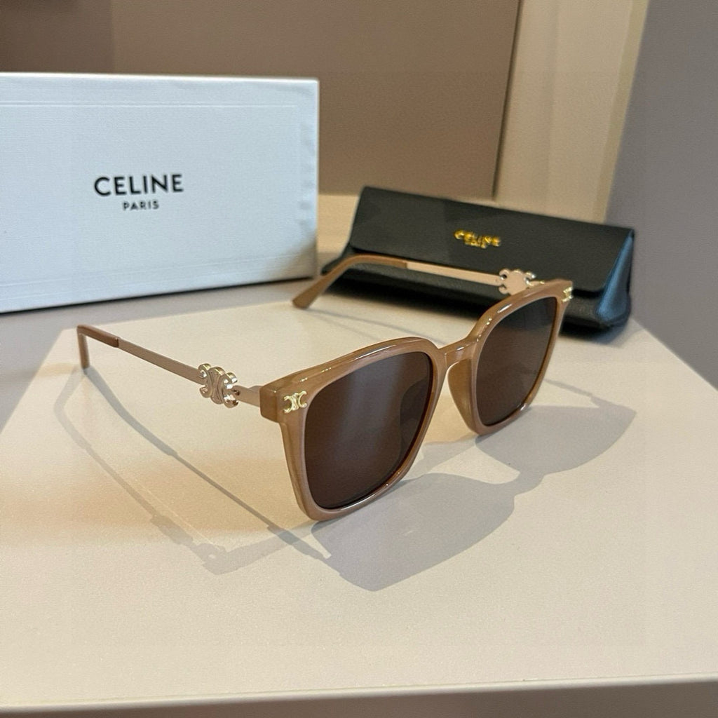 Celine Fashion Brown Lens Sunglasses for Men & Women - 415659