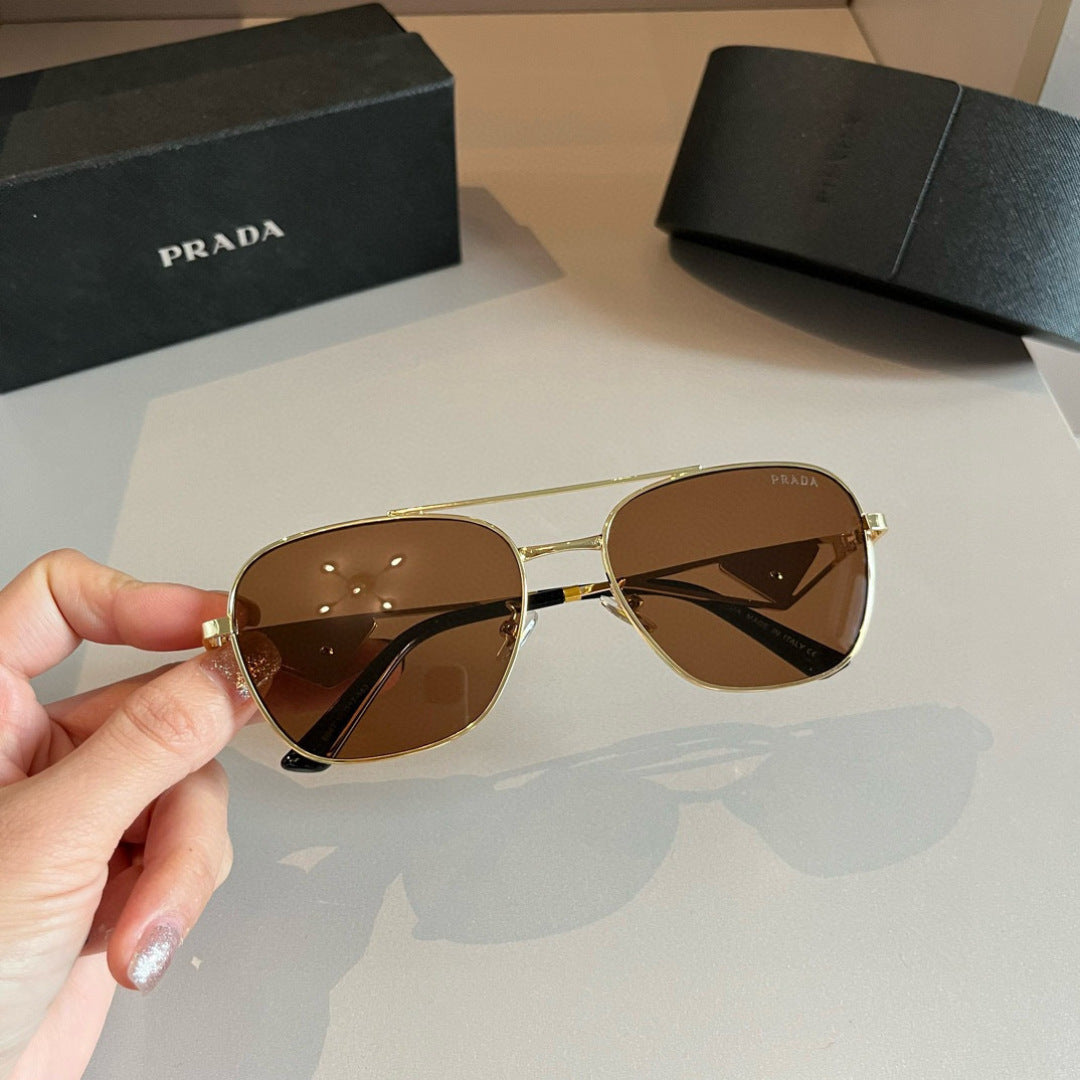 Prada Polarized Fashion Brown Lens Sunglasses for Men - 415757 - detail image 3