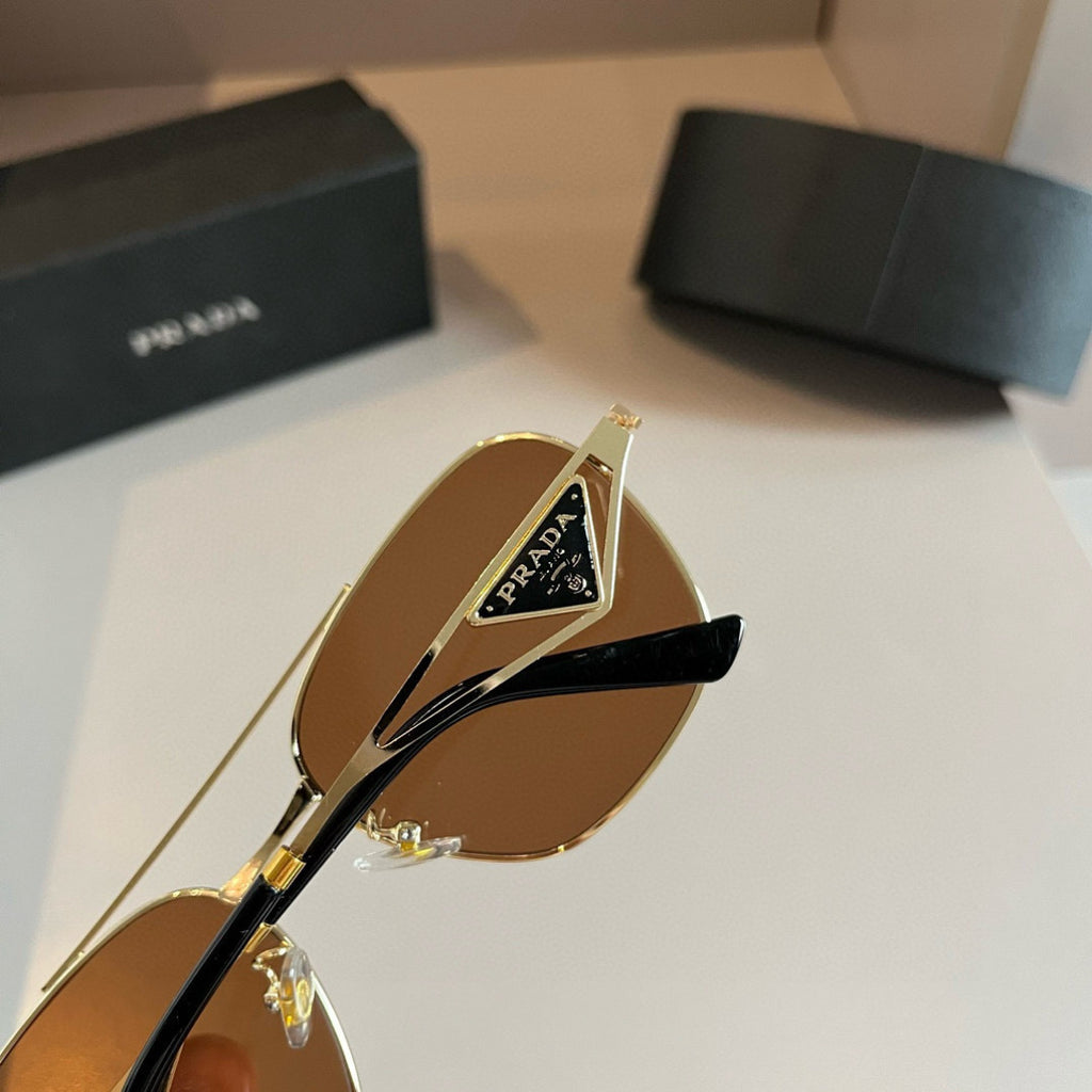 Prada Polarized Fashion Brown Lens Sunglasses for Men - 415757 - detail image 5