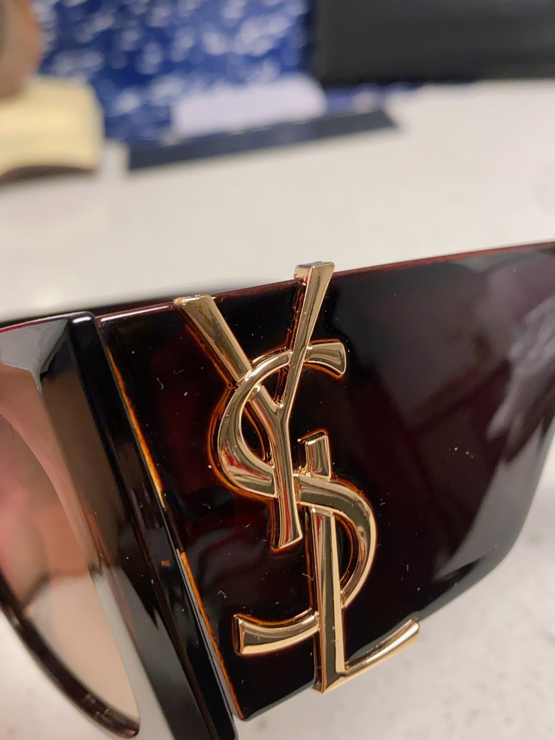 Saint Laurent Oversized Black Lens Sunglasses for Women - 449220 - detail image 7