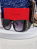 Saint Laurent Oversized Black Lens Sunglasses for Women - 449222