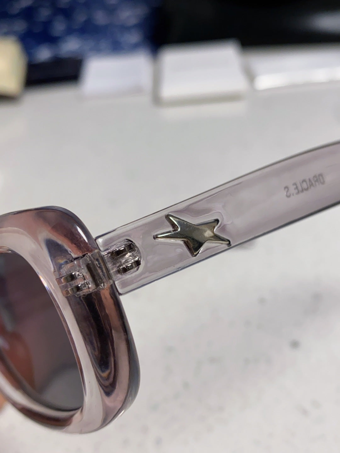 Gentle Monster ORACLE Cat-Eye Silver Lens Sunglasses for Women - detail image 7