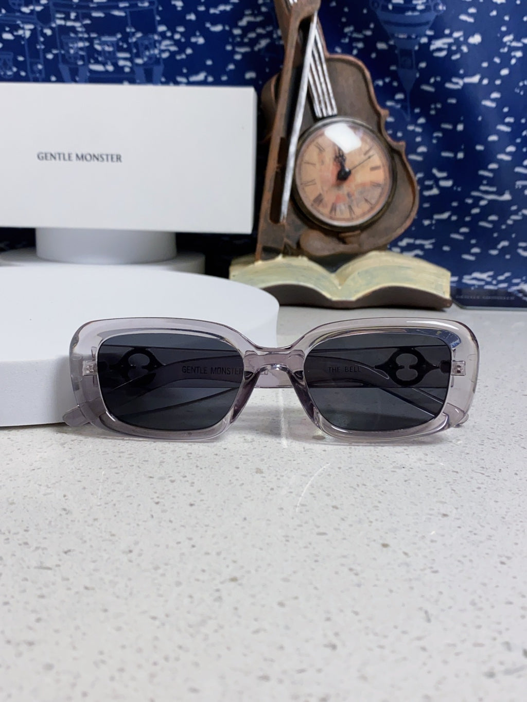 Gentle Monster THE Polarized Square Silver Lens Sunglasses for Men & Women - detail image 9