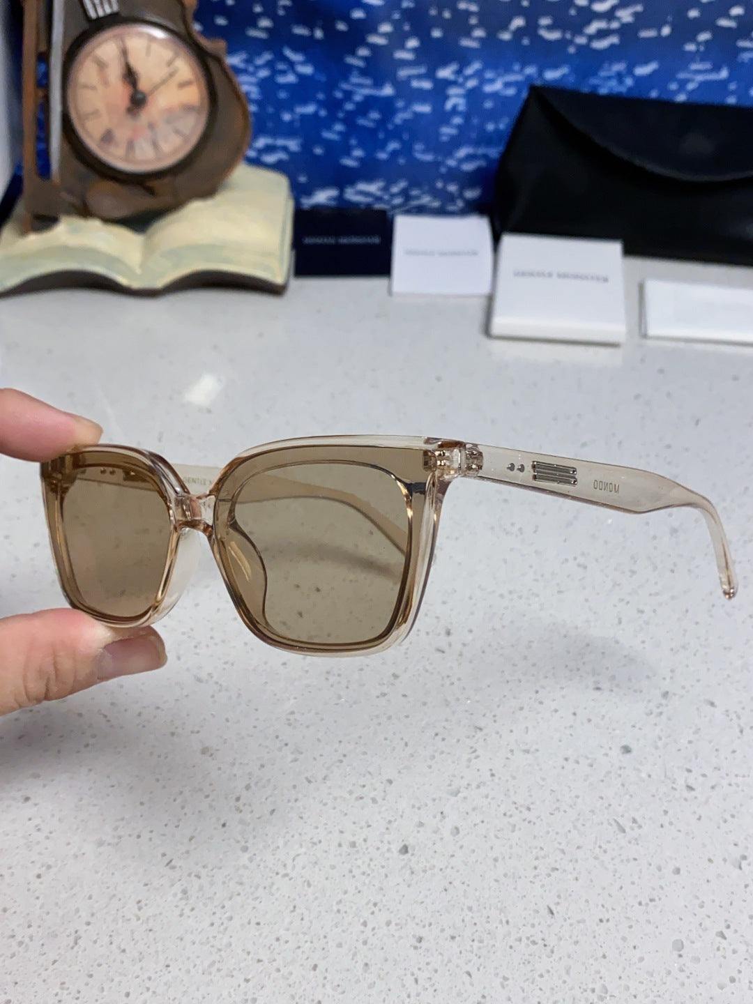 Gentle Monster MONOO Polarized Square Silver Lens Sunglasses for Men - 432943 - detail image 5