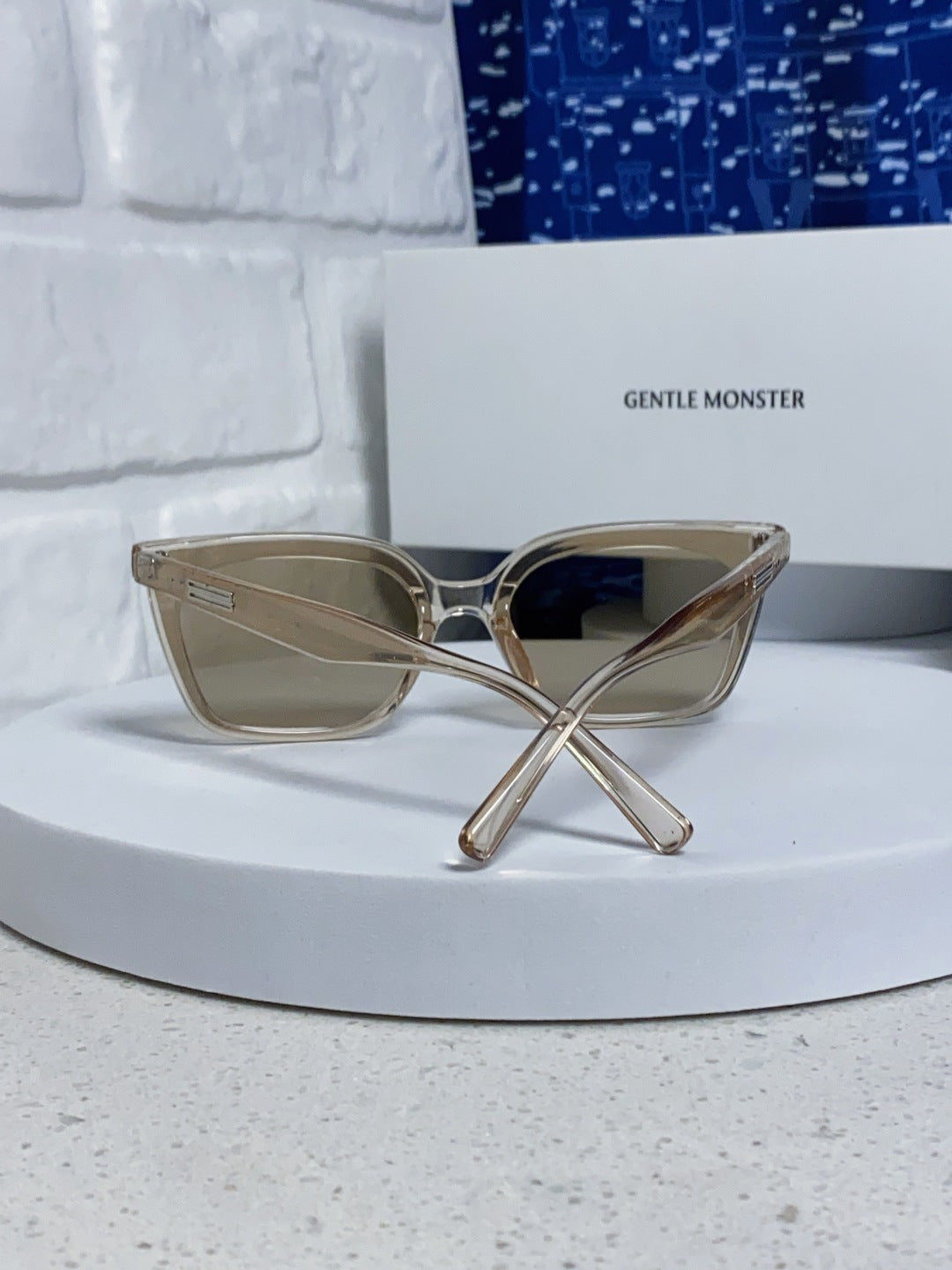Gentle Monster MONOO Polarized Square Silver Lens Sunglasses for Men - 998471 - detail image 2