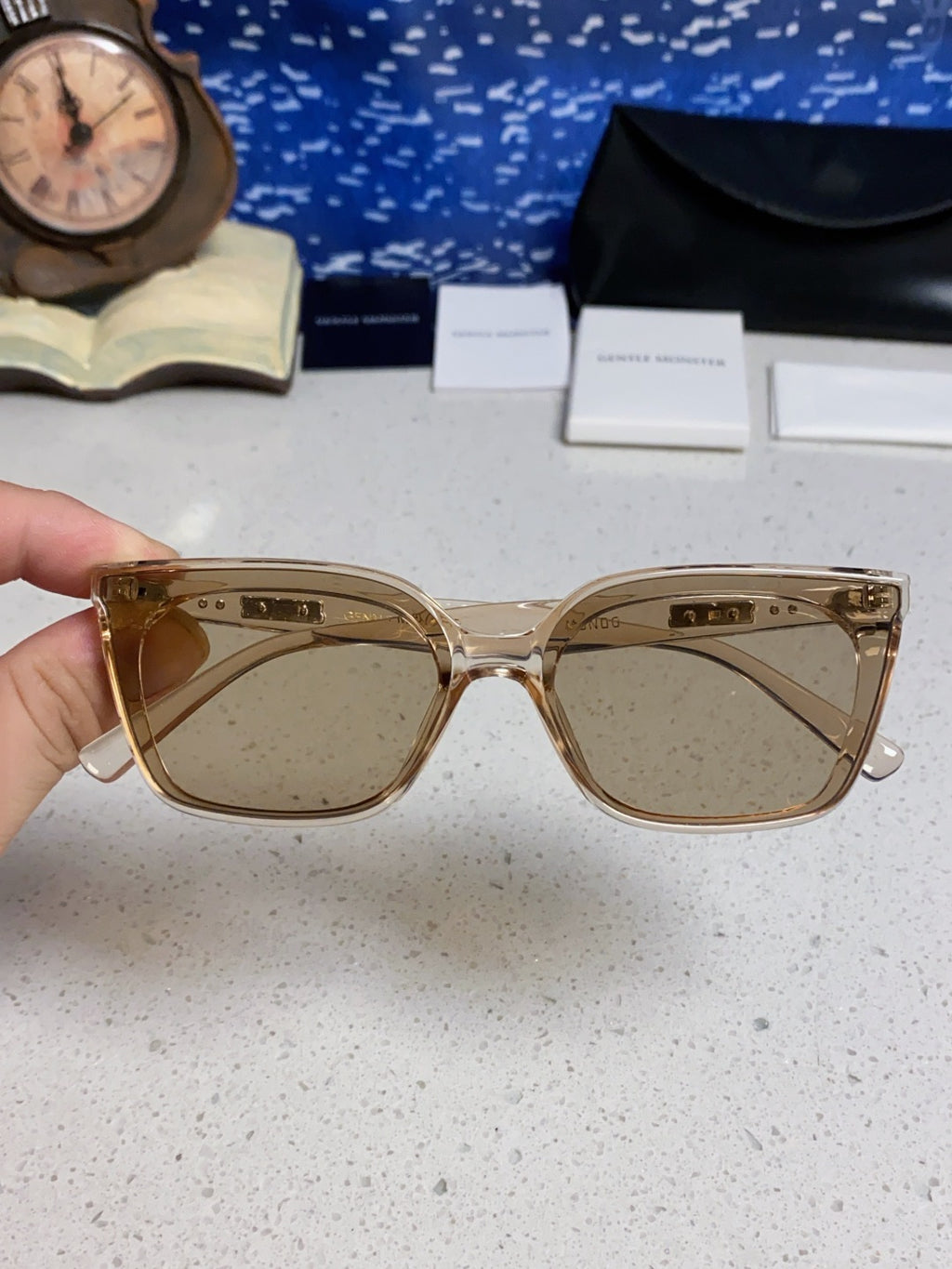 Gentle Monster MONOO Polarized Square Silver Lens Sunglasses for Men - 432943 - detail image 3