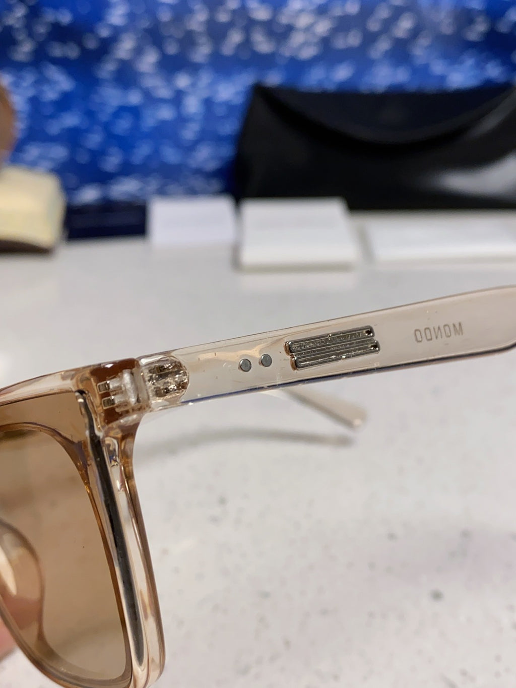 Gentle Monster MONOO Polarized Square Silver Lens Sunglasses for Men - 998471 - detail image 6