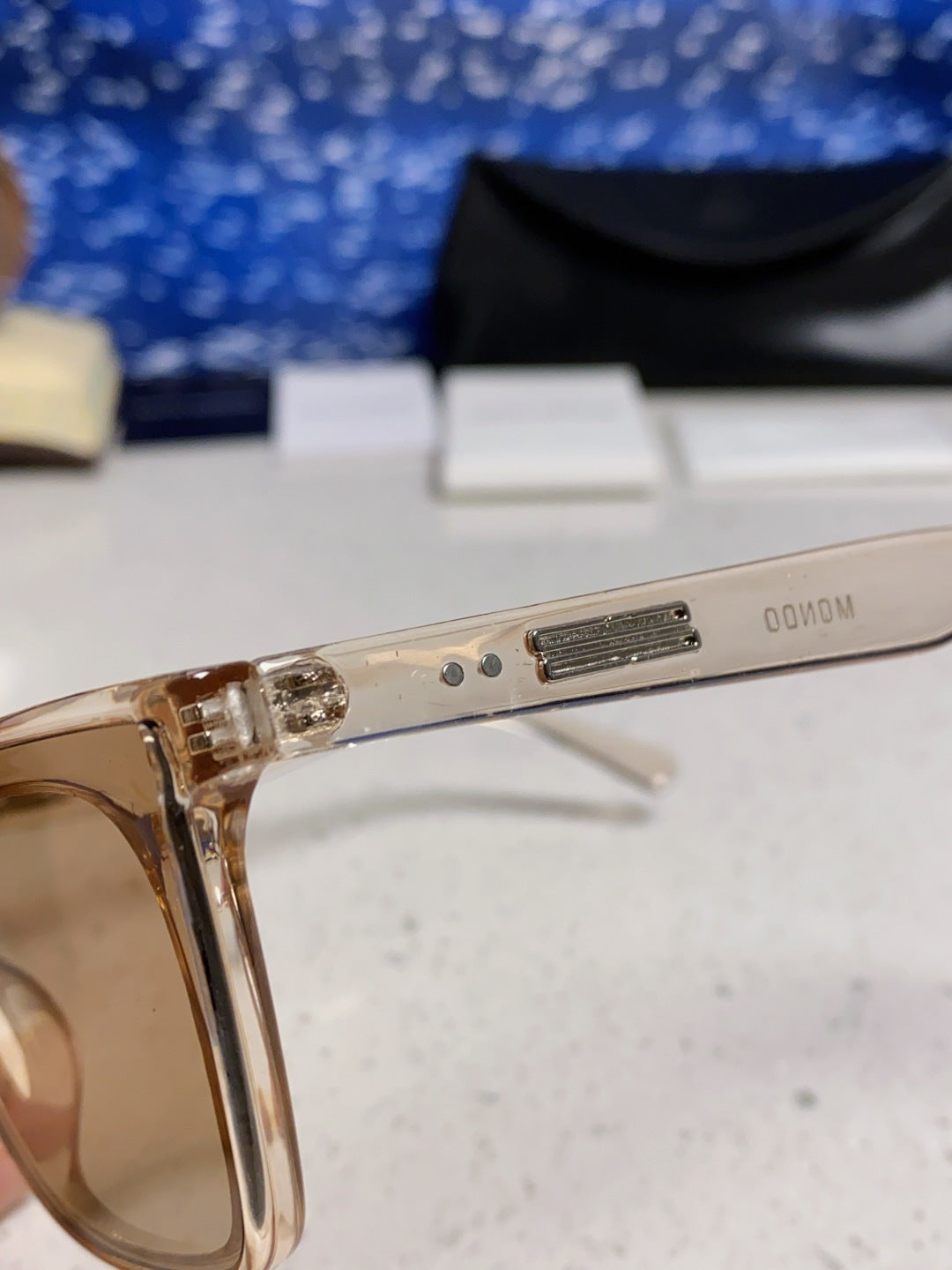 Gentle Monster MONOO Polarized Square Silver Lens Sunglasses for Men - 998471 - detail image 6