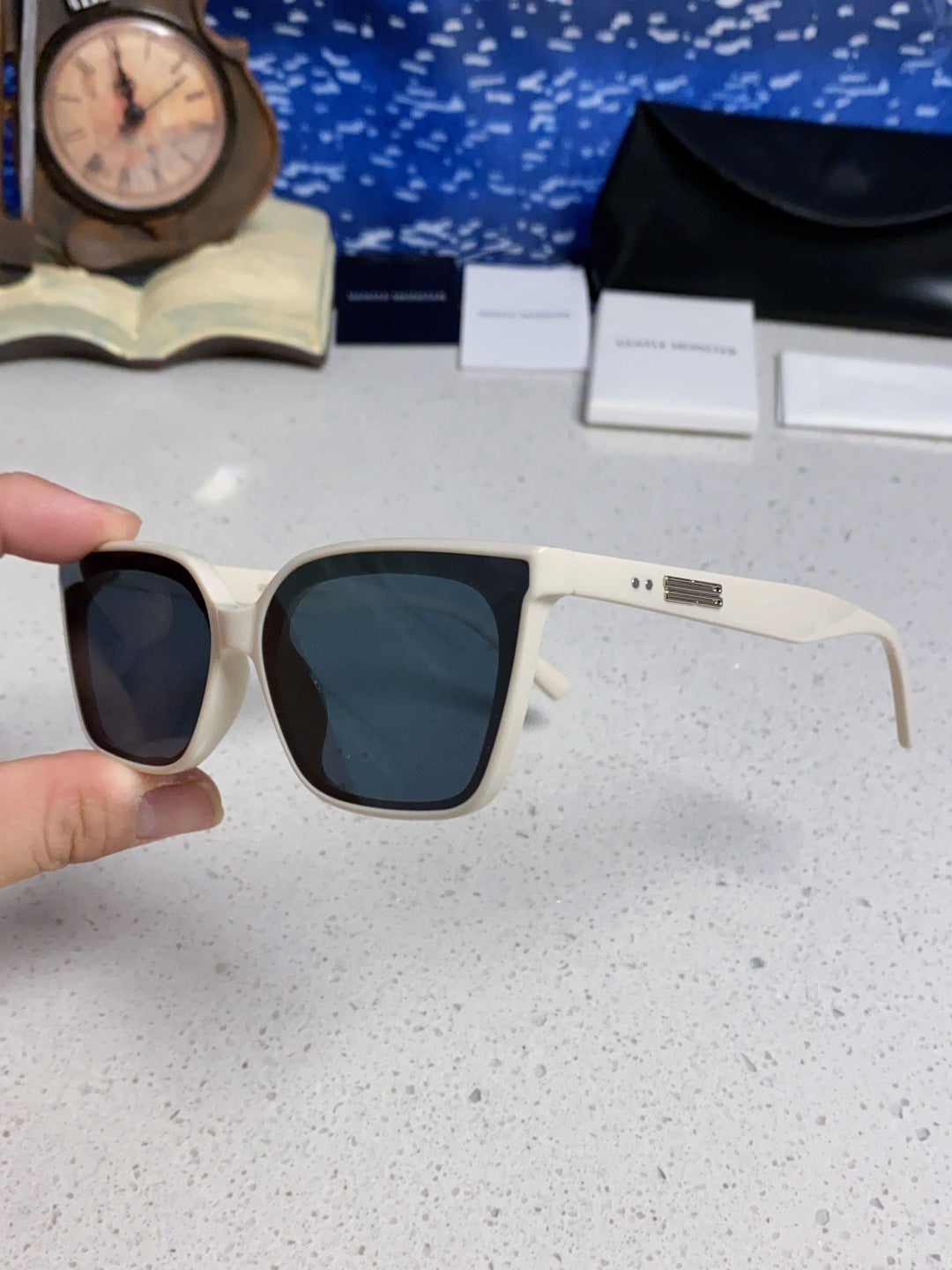 Gentle Monster MONOO Polarized Square Blue Lens Sunglasses for Men & - 998472 - detail image 6