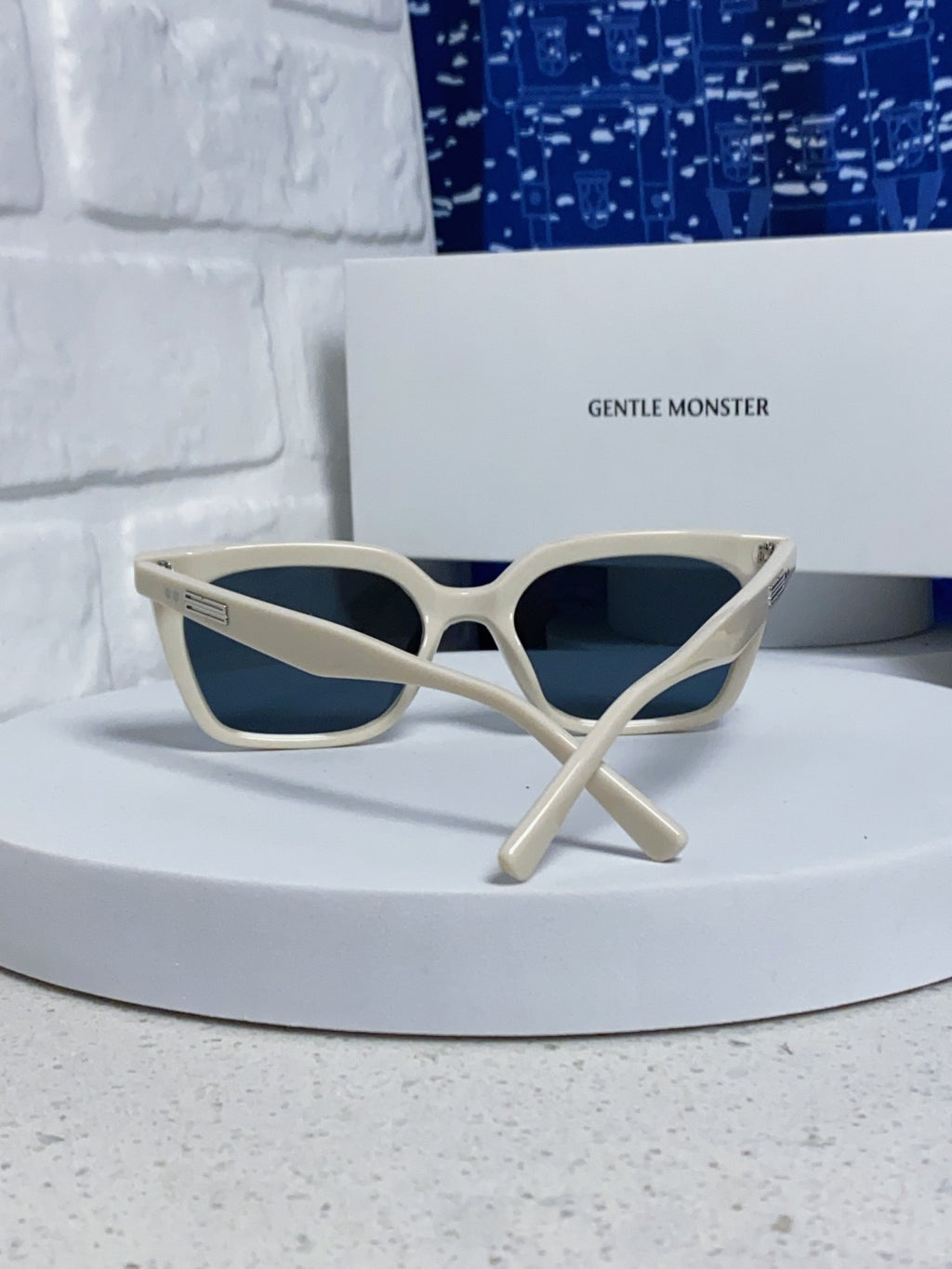 Gentle Monster MONOO Polarized Square Blue Lens Sunglasses for Men & - 998472 - detail image 3
