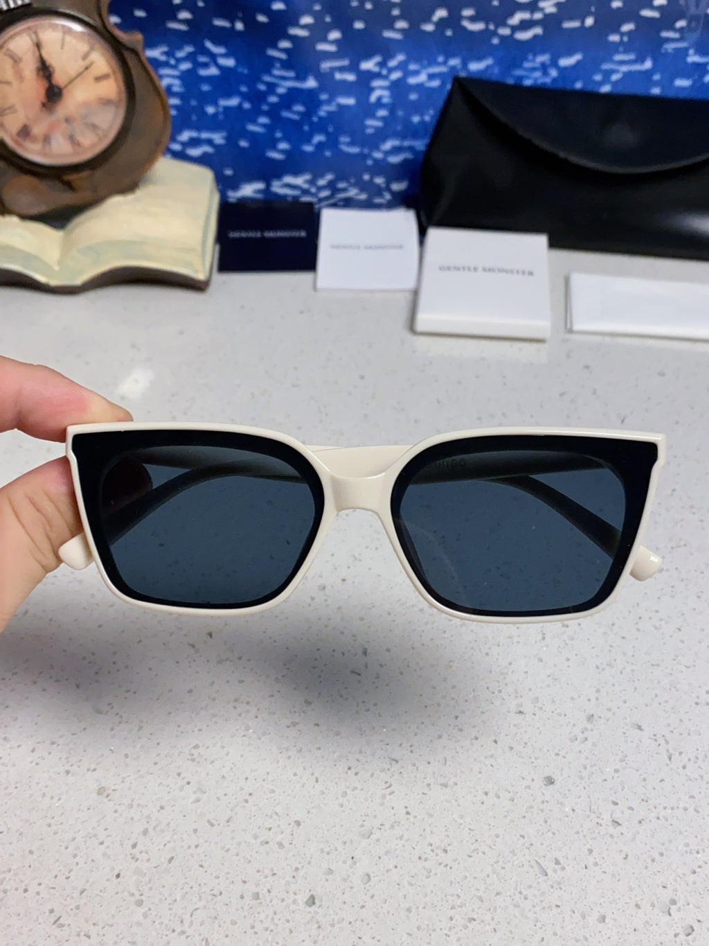 Gentle Monster MONOO Polarized Square Blue Lens Sunglasses for Men & - 998472 - detail image 4