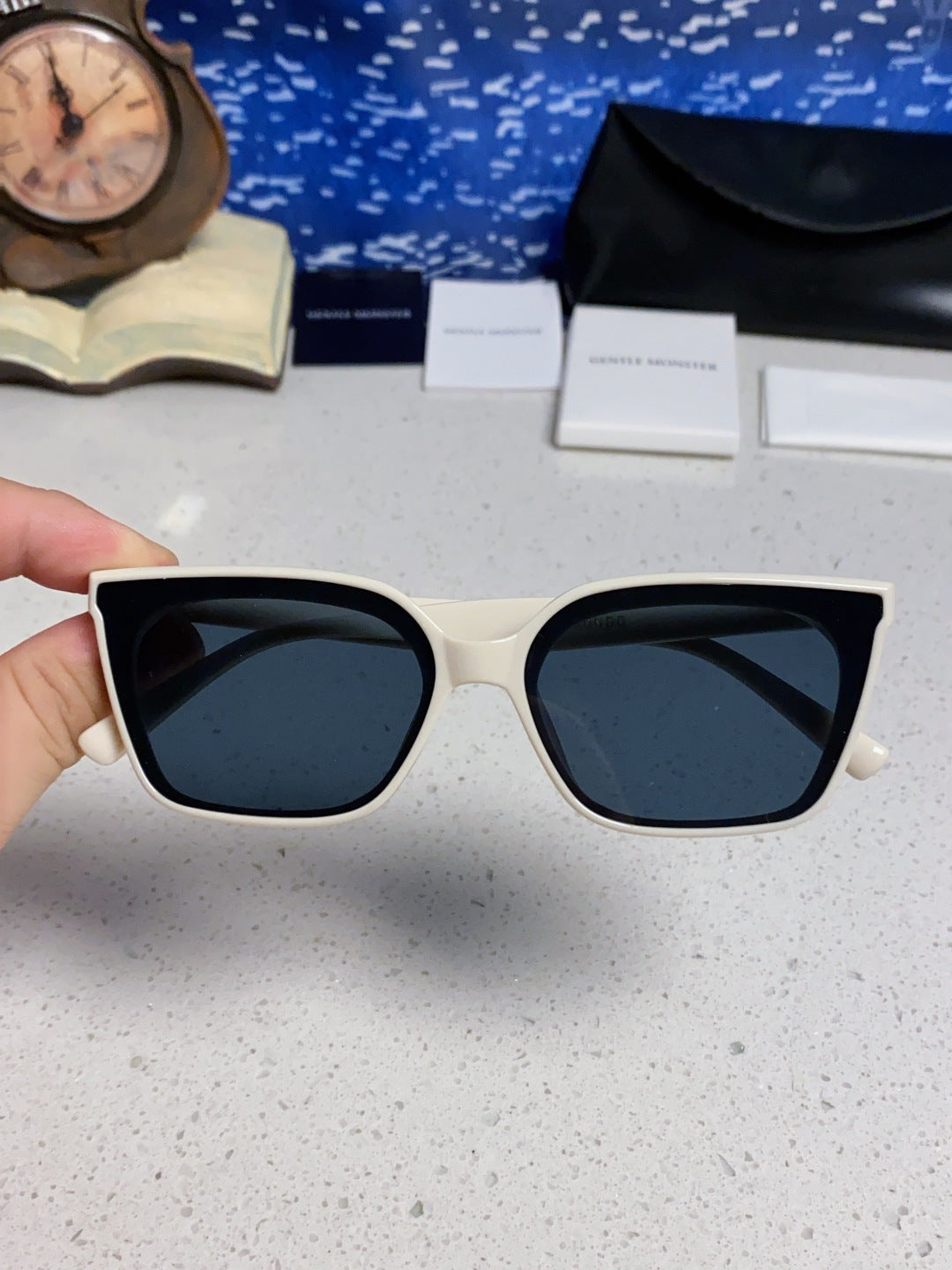 Gentle Monster MONOO Polarized Square Blue Lens Sunglasses for Men & - 998472 - detail image 4